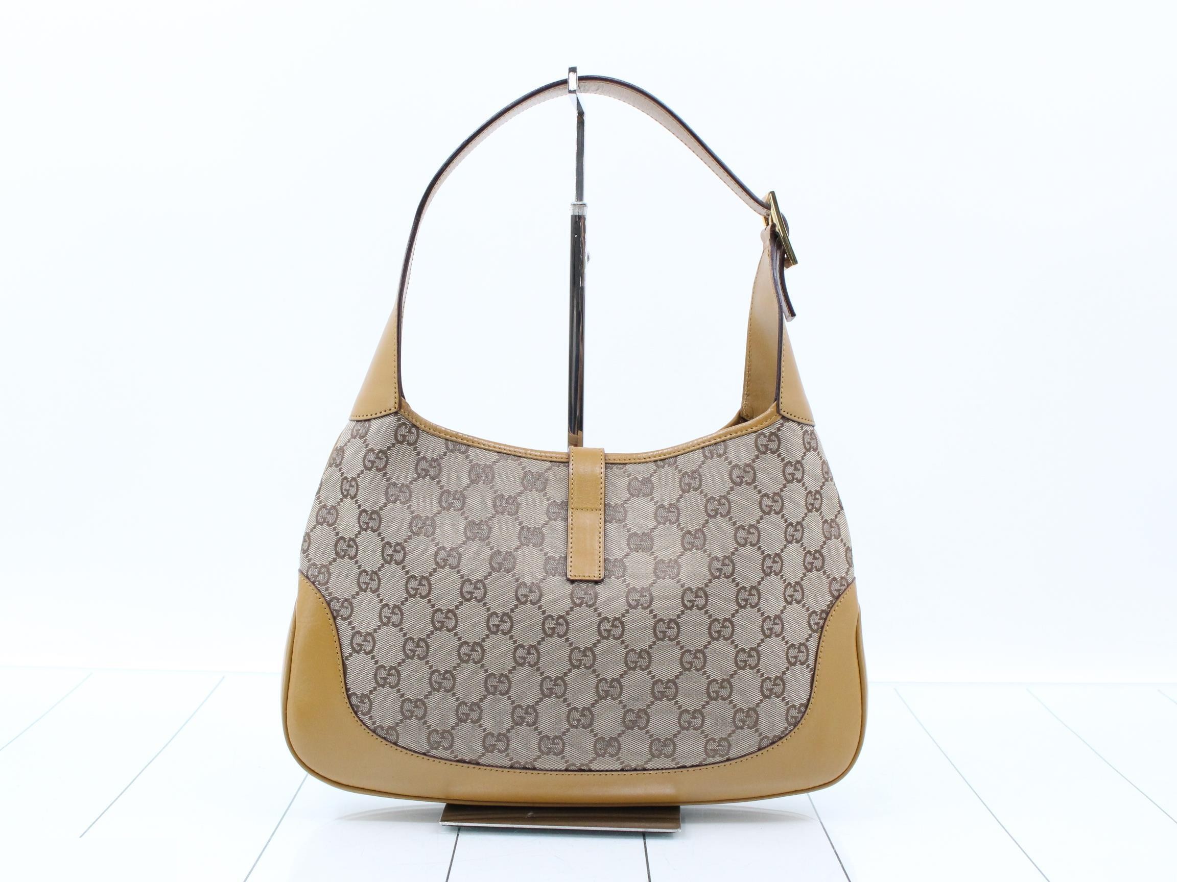 GG Canvas (Bag) - One-Shoulder Bag - Jackie - Camel — view 2