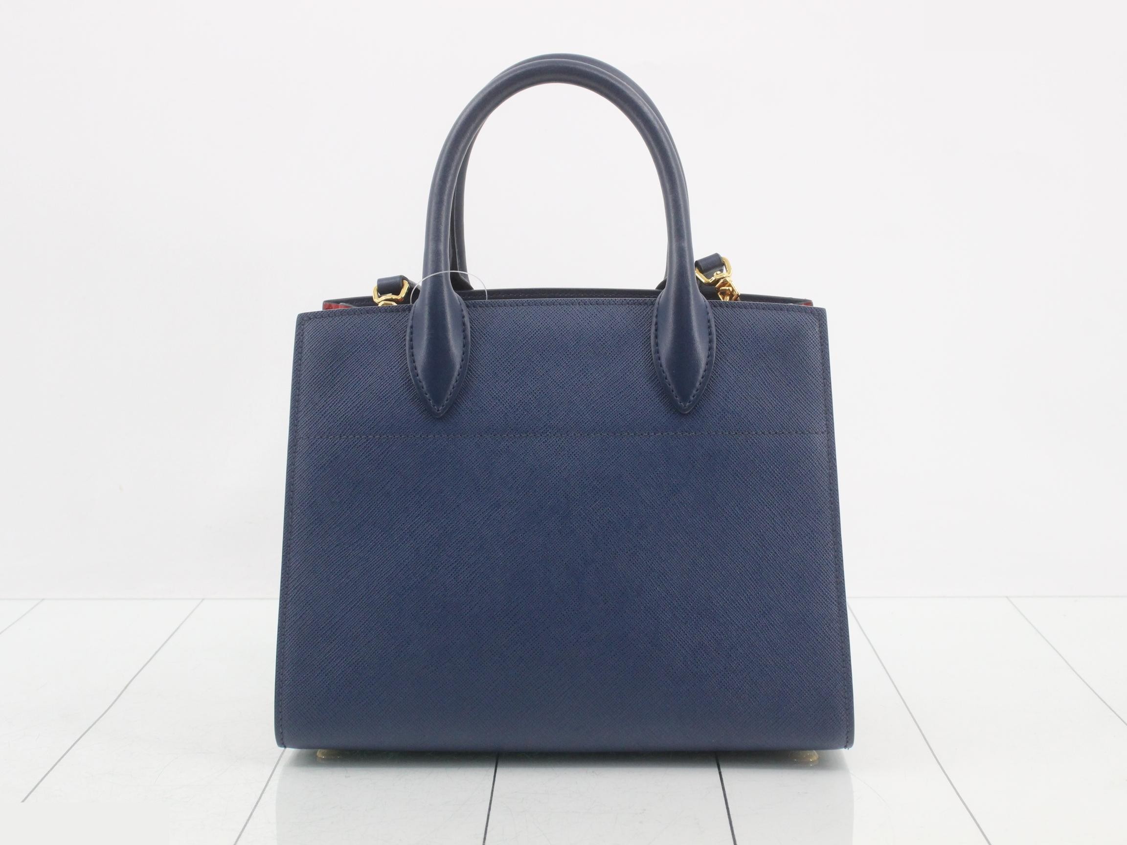 Saffiano Bibliotheque 2-Way Handbag — view 2