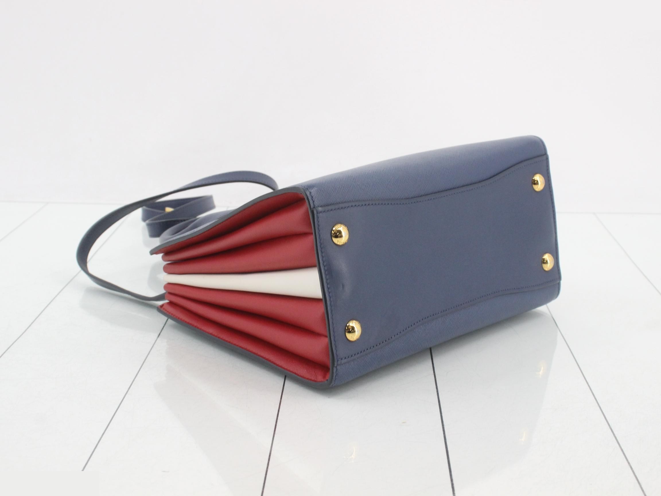 Saffiano Bibliotheque 2-Way Handbag — view 5