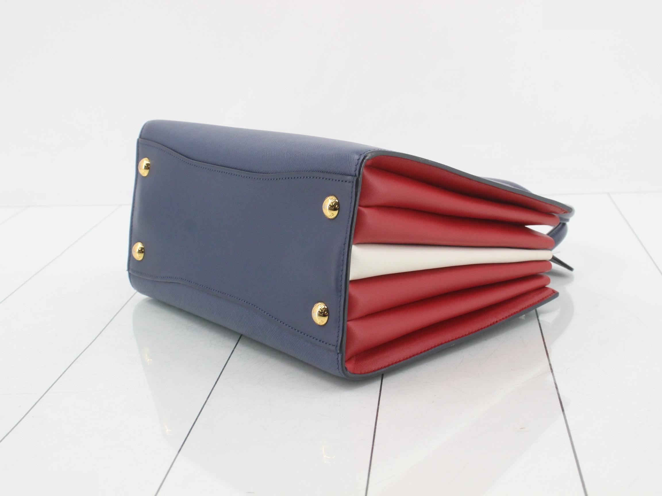 Saffiano Bibliotheque 2-Way Handbag — view 6