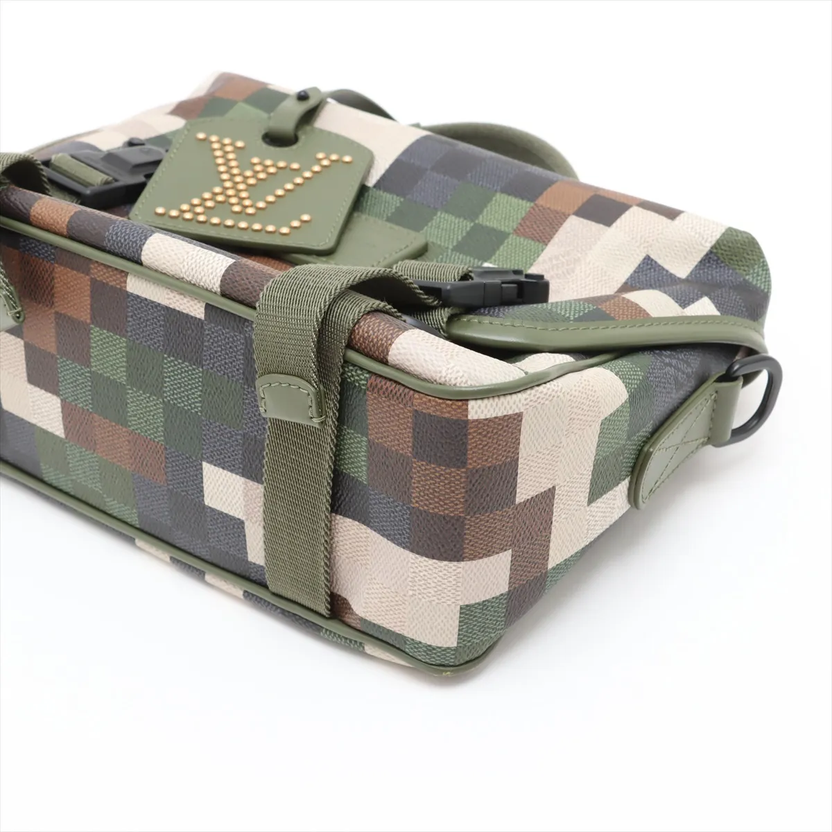 Damouflage Canvas Trail Messenger M24449 Green (RFID detected) — view 3