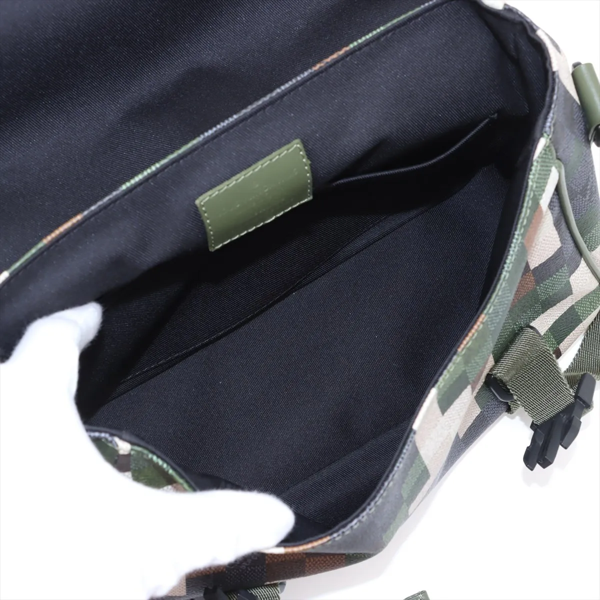 Damouflage Canvas Trail Messenger M24449 Green (RFID detected) — view 8