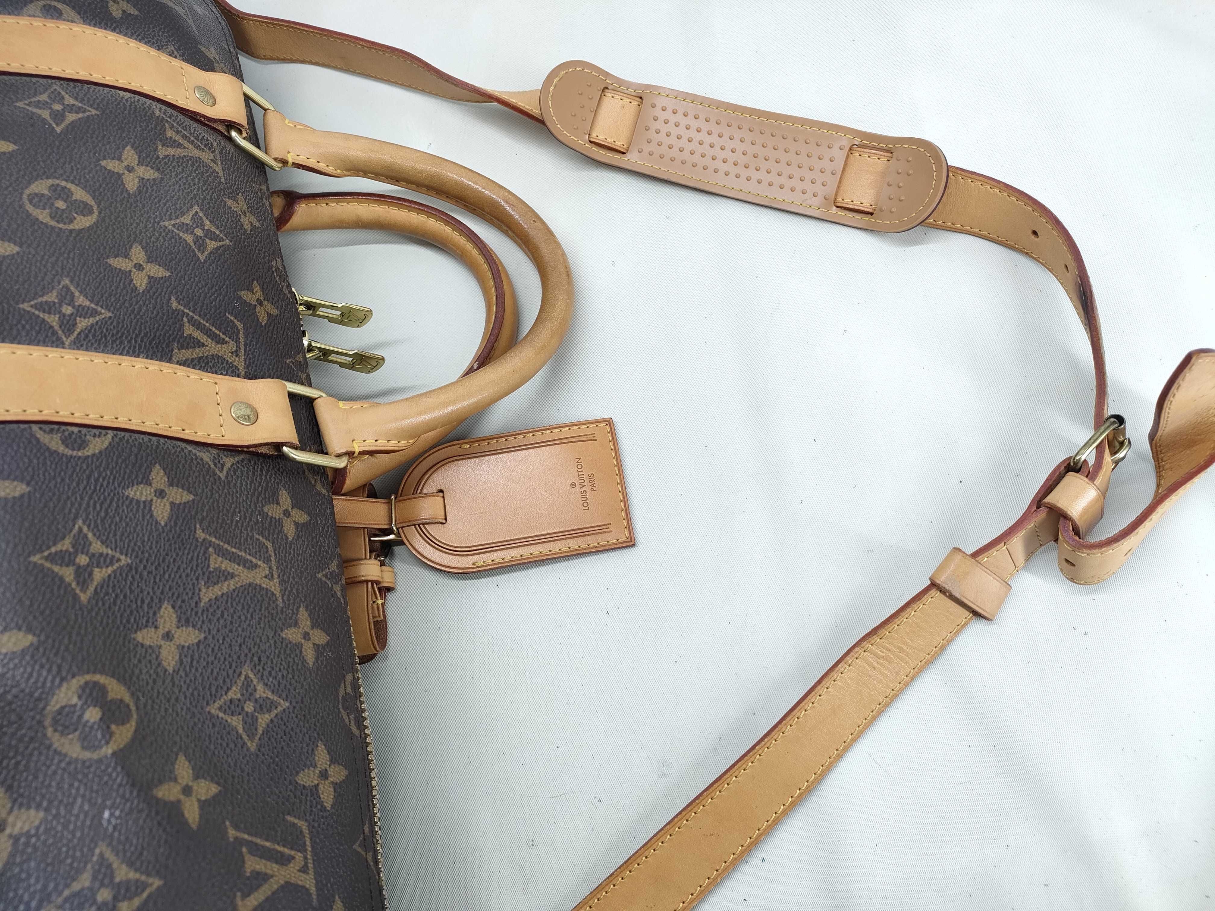 Monogram ID - Monogram canvas Keepolbandriere 50 #M41416 Boston bag — view 7