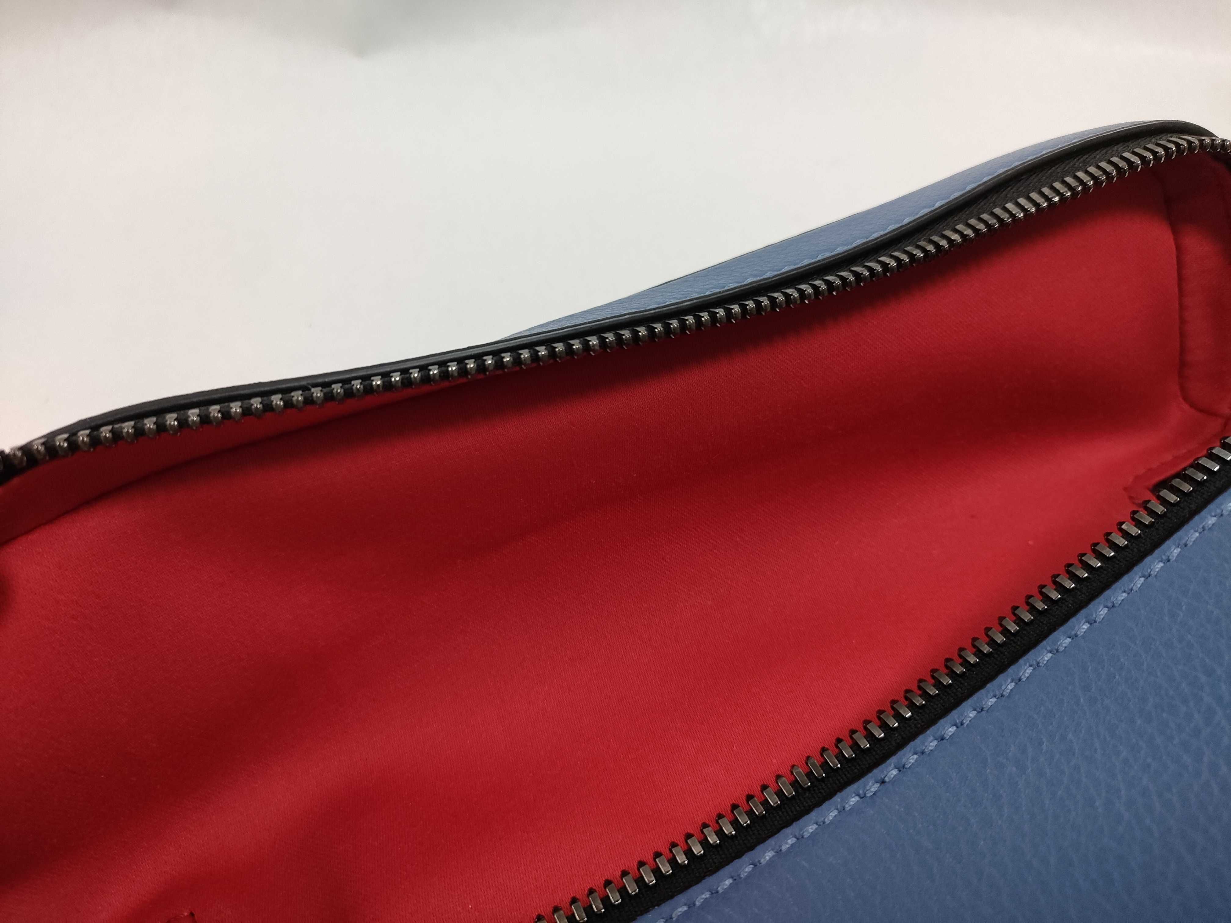 Kipidock Leather 2-Way Business Bag, Blue Handbag — view 14