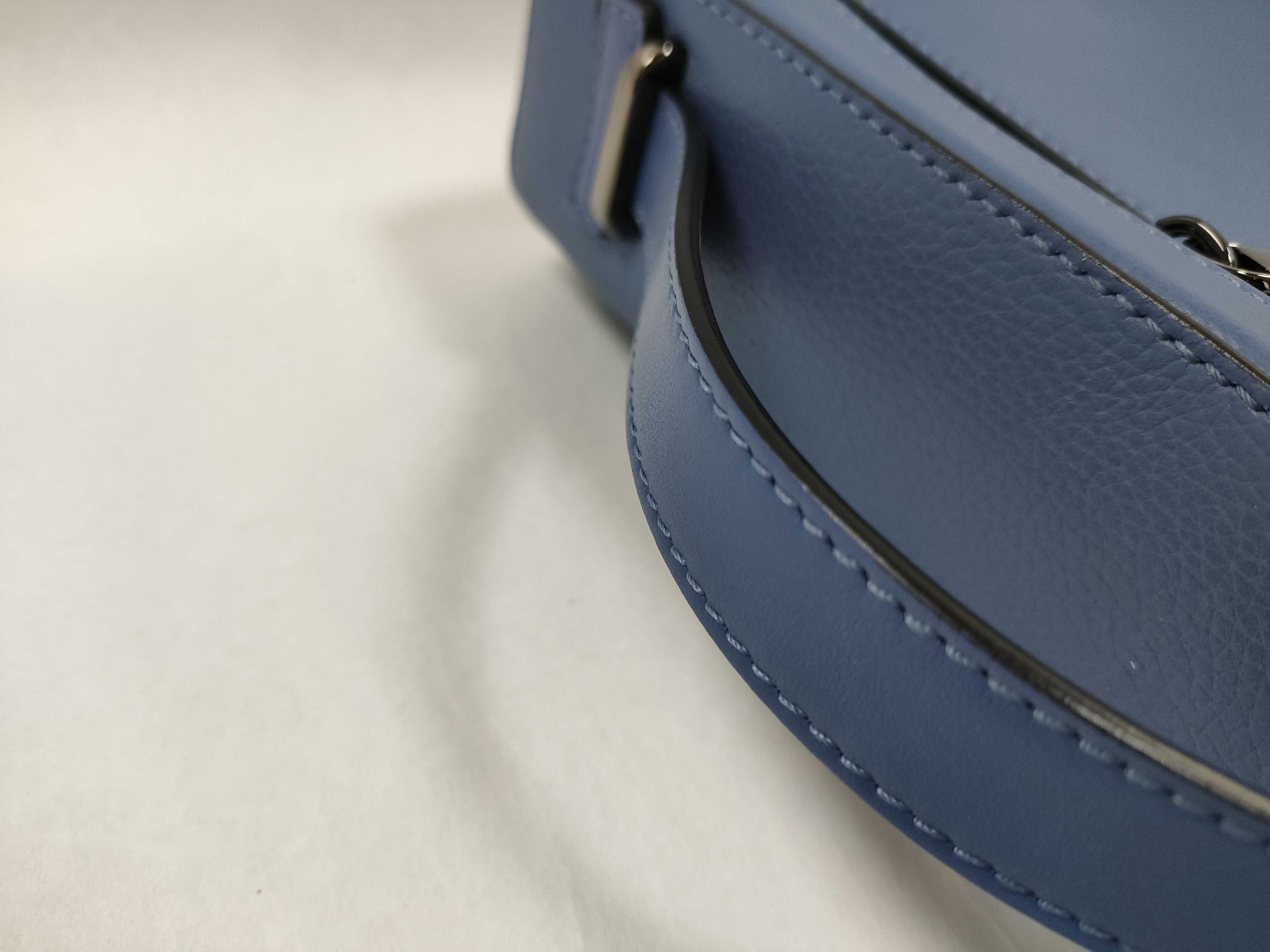 Kipidock Leather 2-Way Business Bag, Blue Handbag — view 4