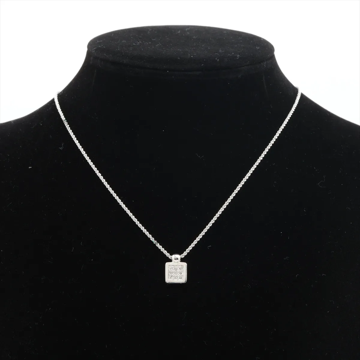 Trotter Necklace Metal Blue x Silver — view 5