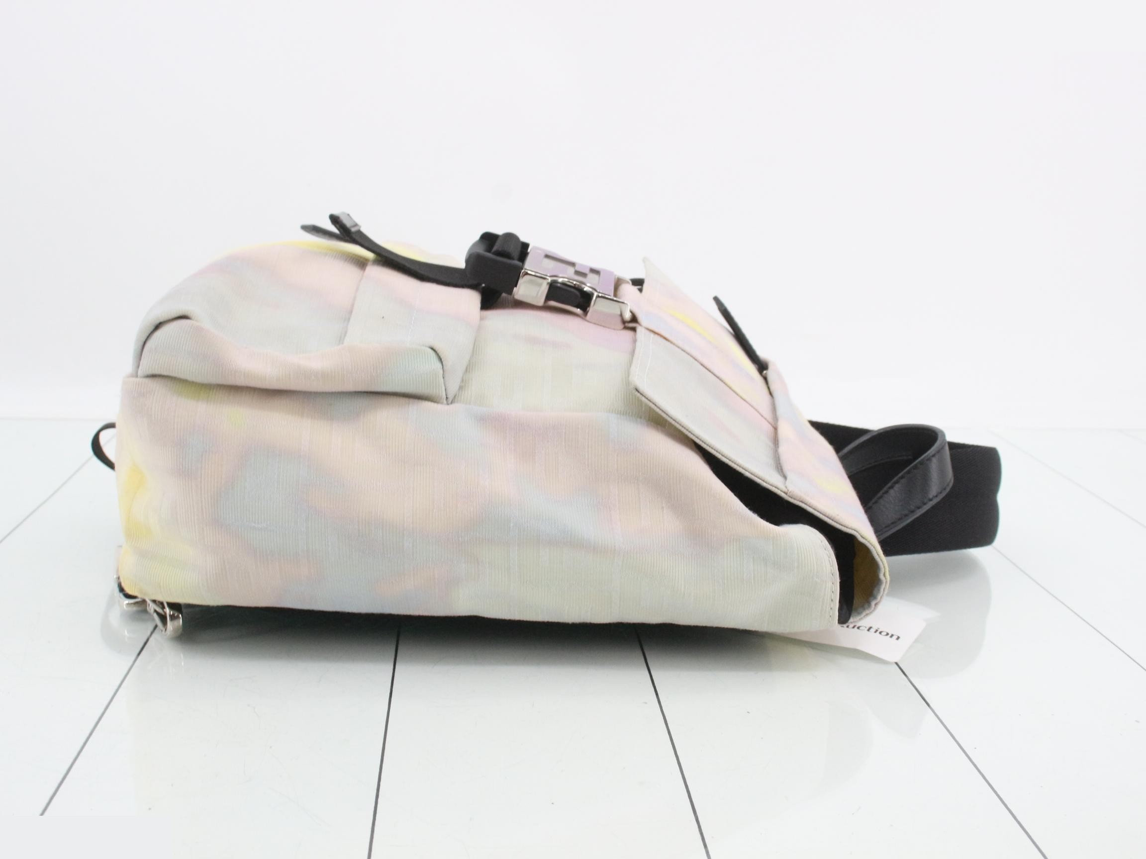 7VZ067 Zucca Body Bag, Canvas, Multi-color, Pastel Colors — view 3