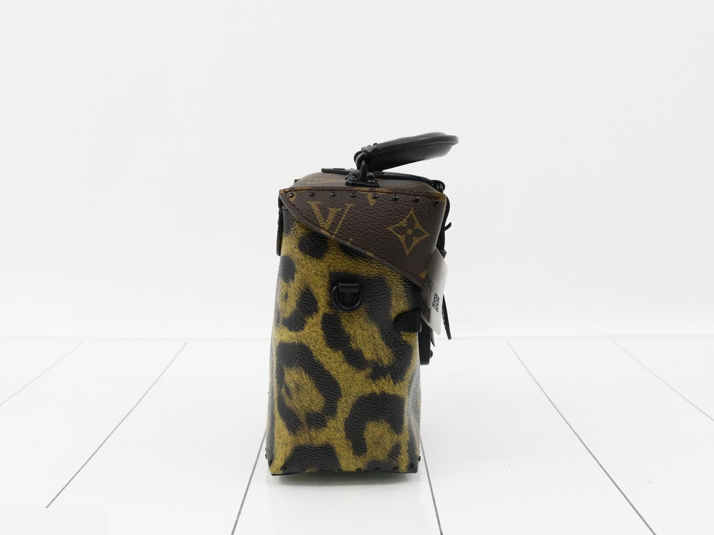 Monogram Reverse Leopard Camera Box 2-Way Handbag — view 4