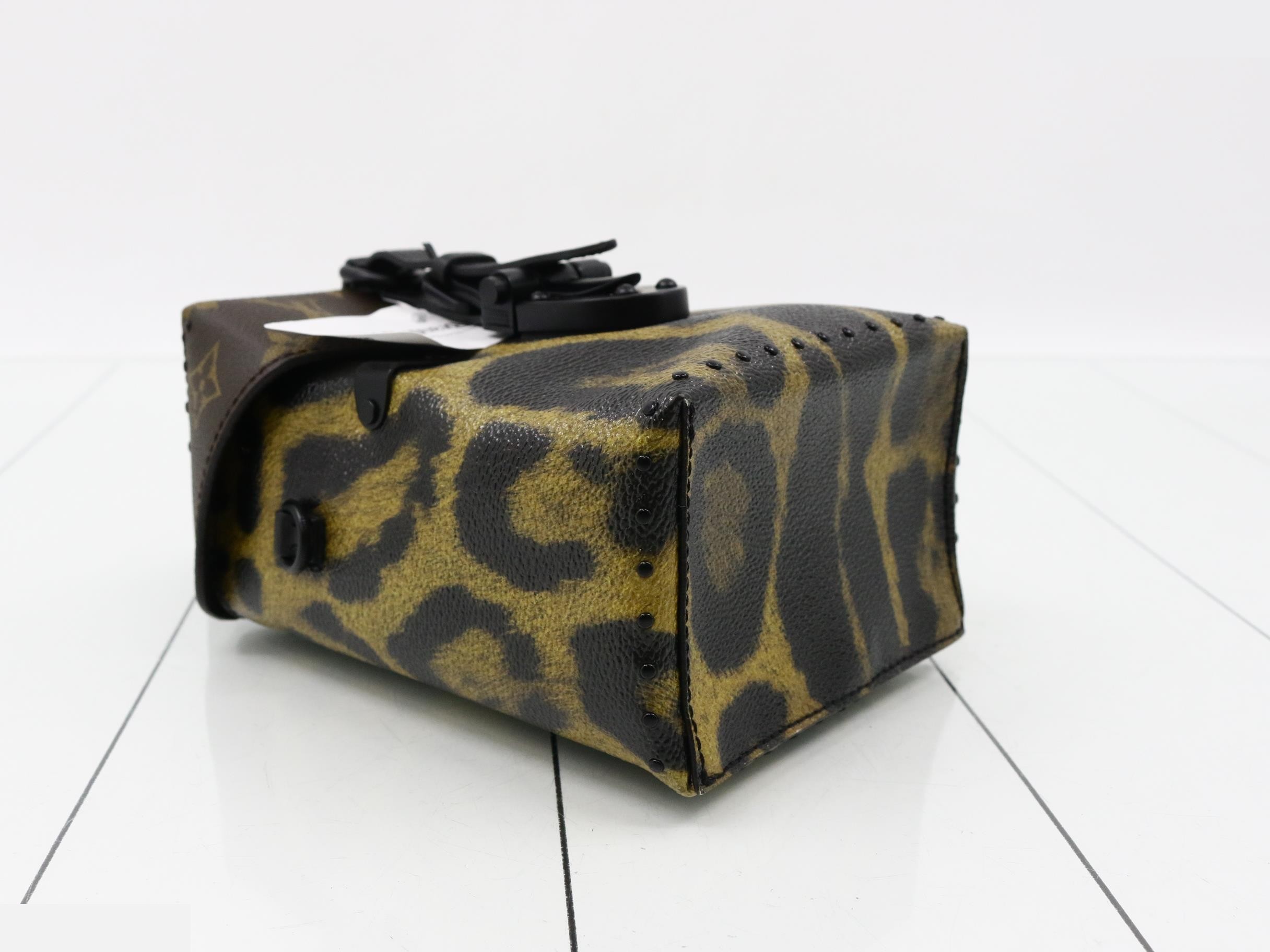 Monogram Reverse Leopard Camera Box 2-Way Handbag — view 5