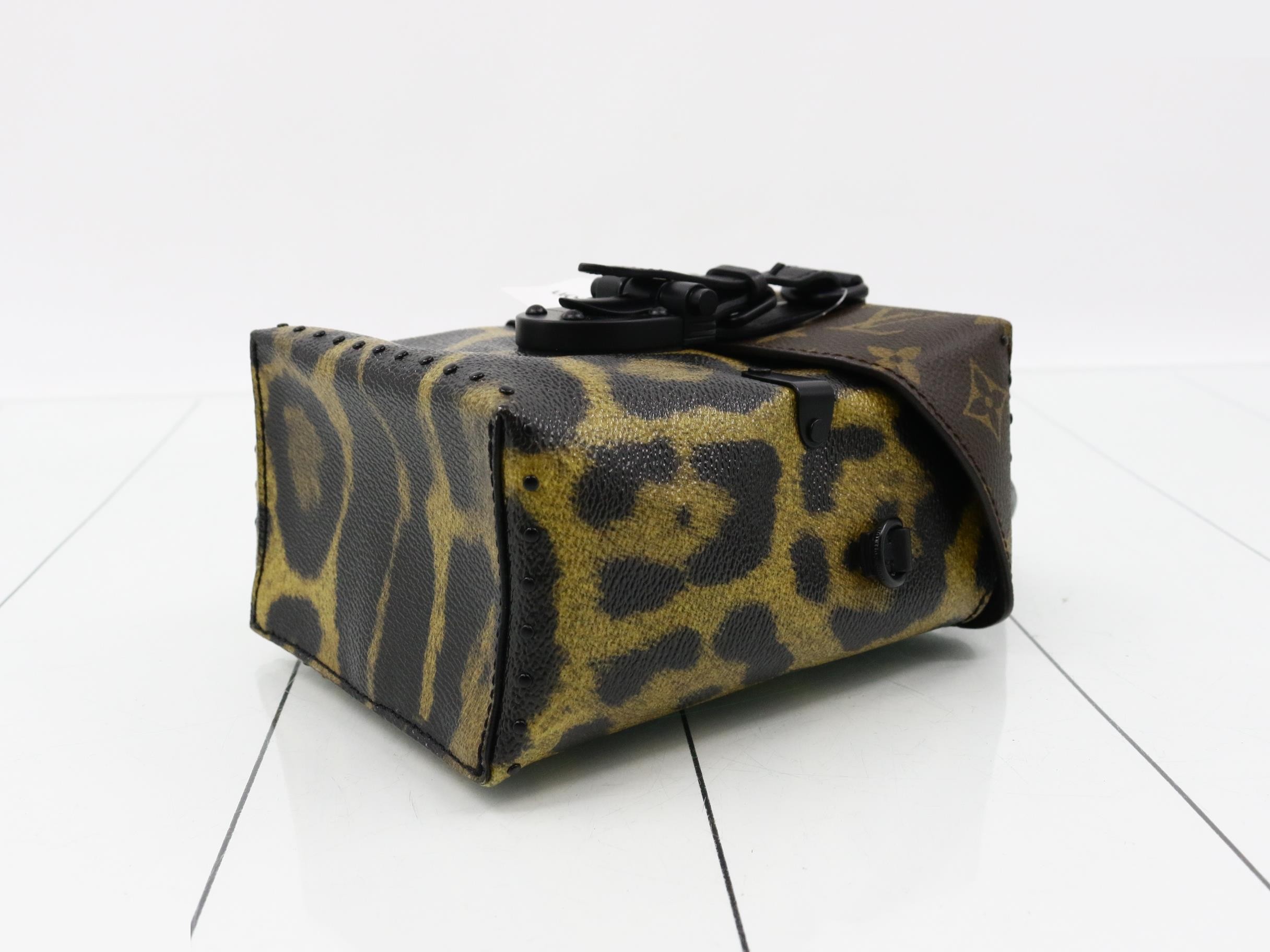 Monogram Reverse Leopard Camera Box 2-Way Handbag — view 6