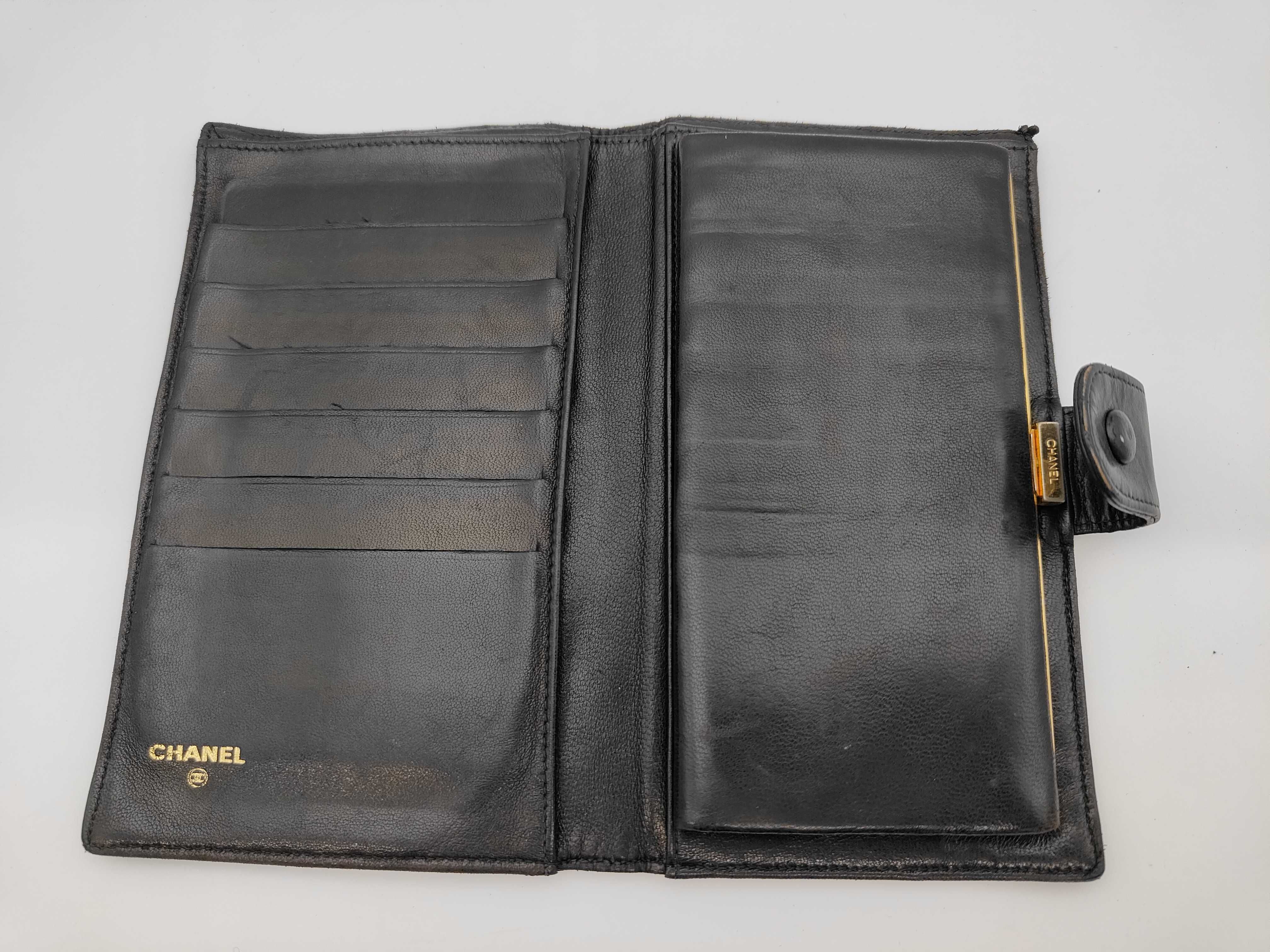 long wallet, lambskin, Coco Mark, guarantee seal, serial number 3, coin purse. — view 9