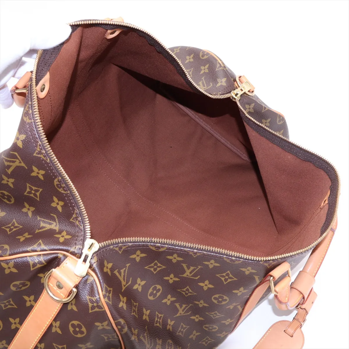 Monogram Keepall Bandoulière 55 M41414 TH1916 Brown — view 8