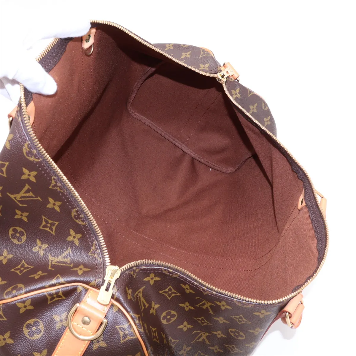Monogram Keepall Bandoulière 55 M41414 TH1916 Brown — view 9