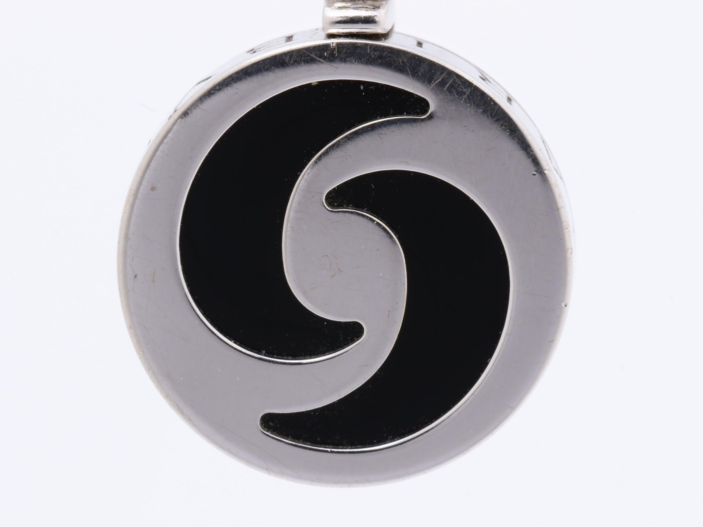 Allegra Optical Onyx Charm, 750WG, 3.9g — view 2