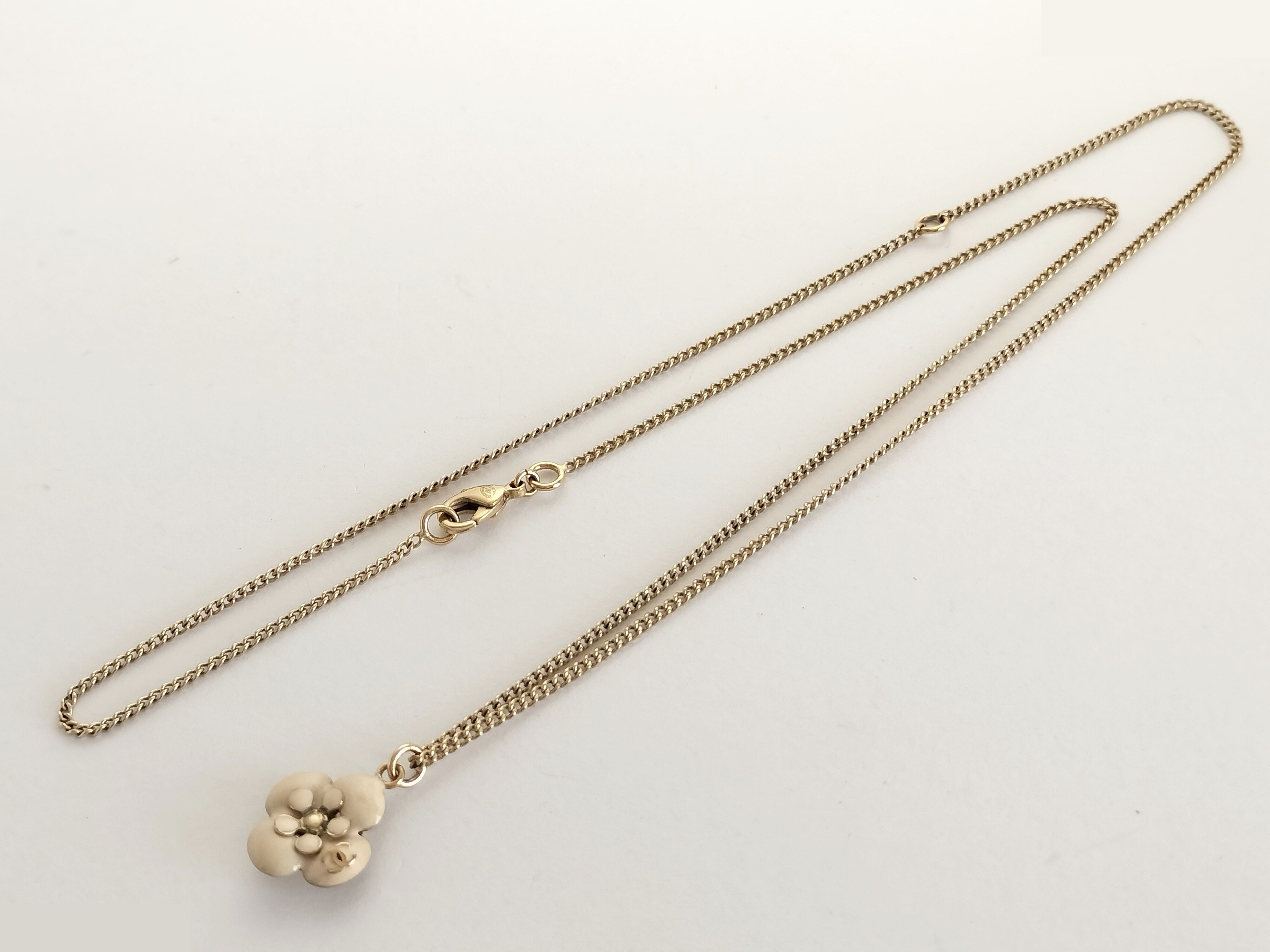 Coco Camellia Gold Necklace, Chain approx. 60cm — view 2