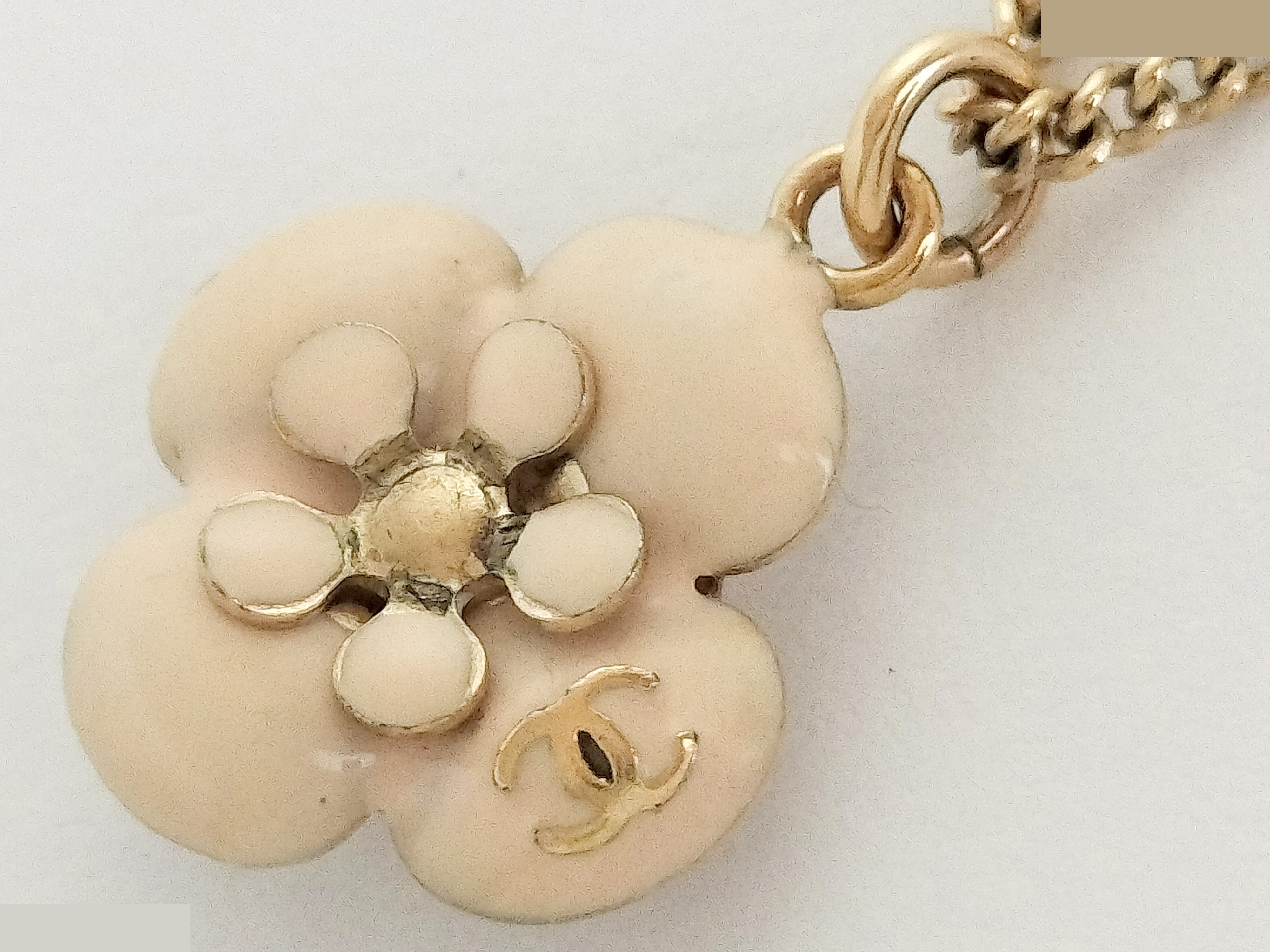 Coco Camellia Gold Necklace, Chain approx. 60cm — view 4