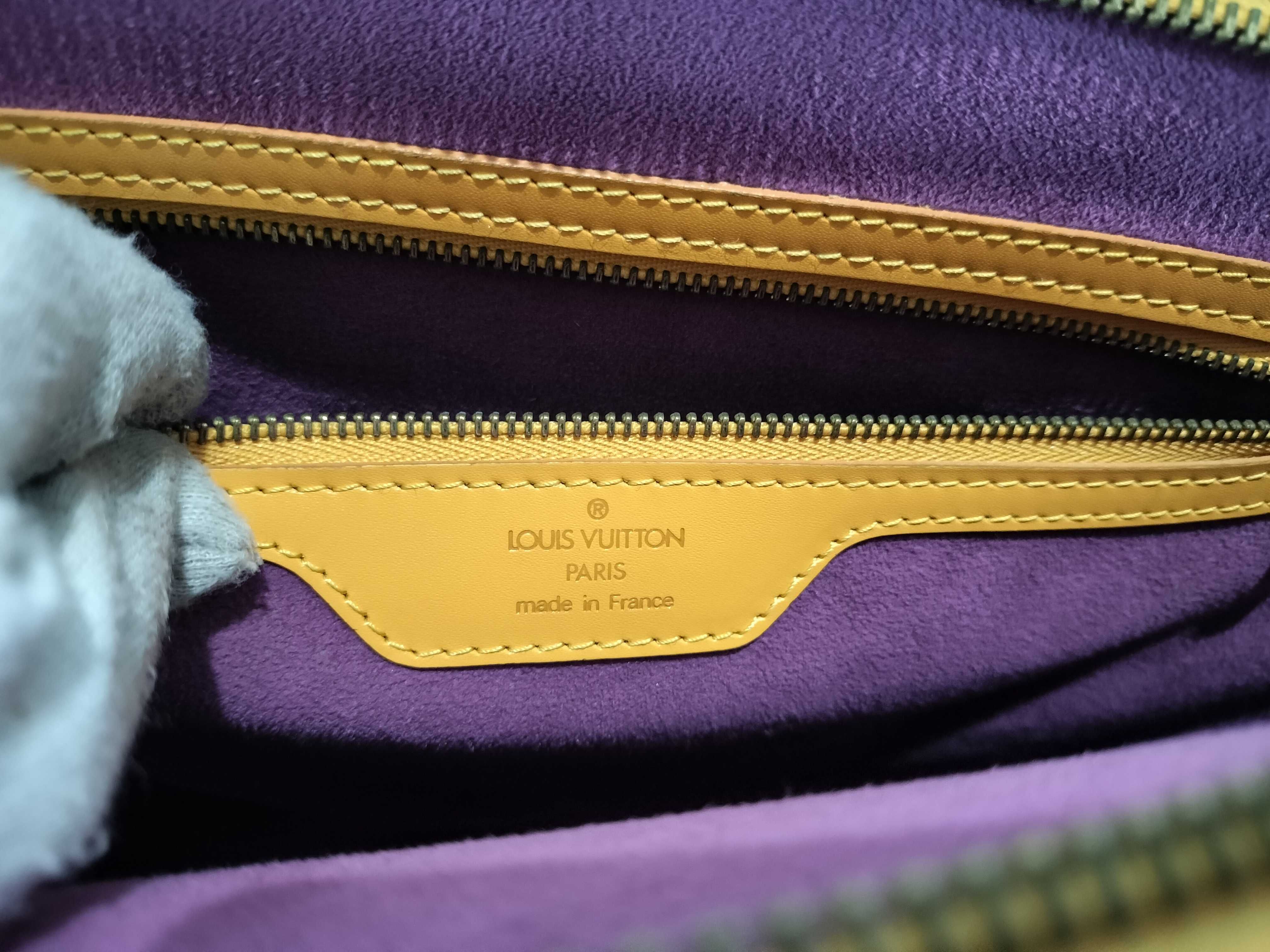 Epi Saint Jacques Yellow Tote Bag — view 12