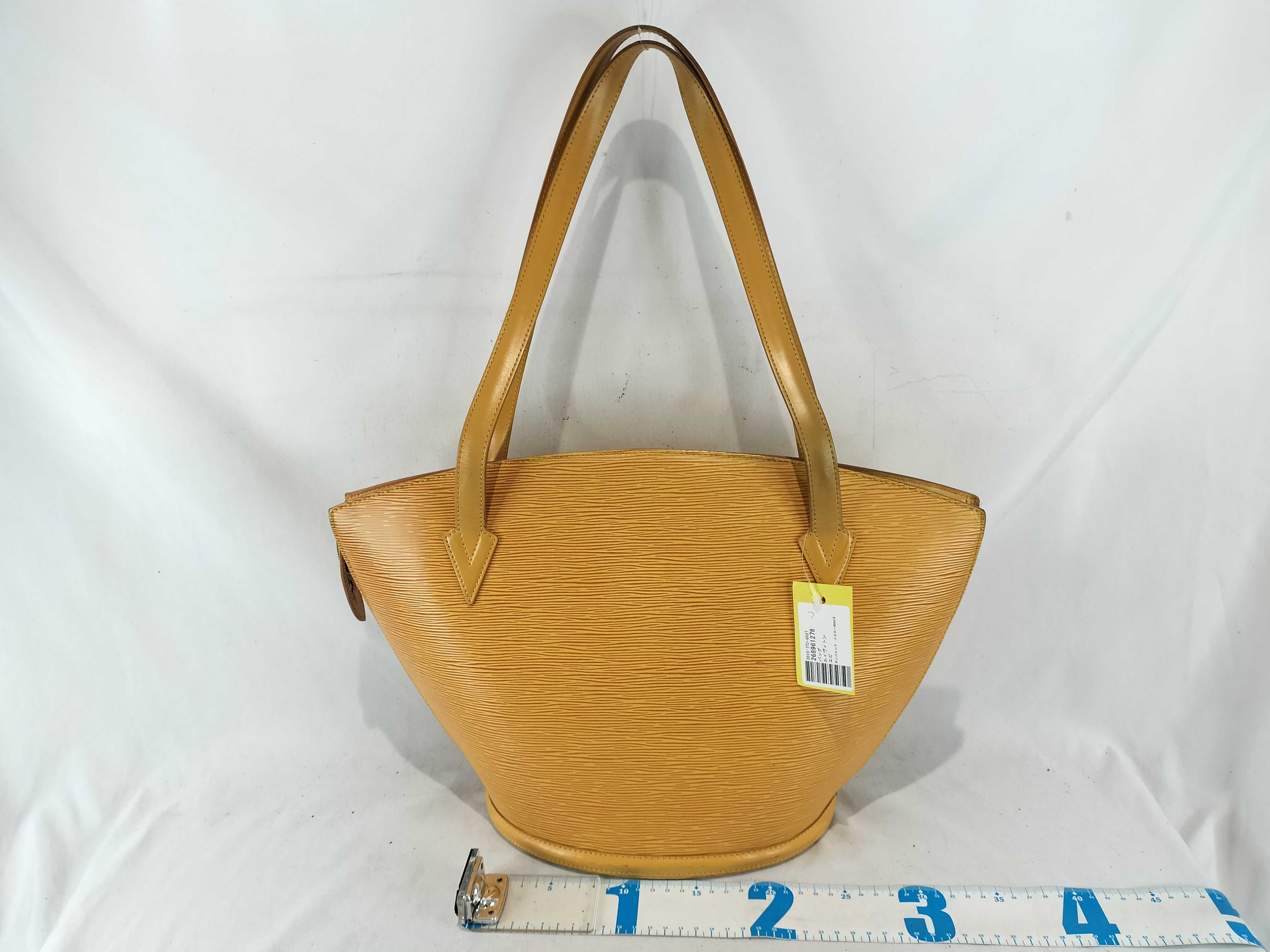 Epi Saint Jacques Yellow Tote Bag — view 3