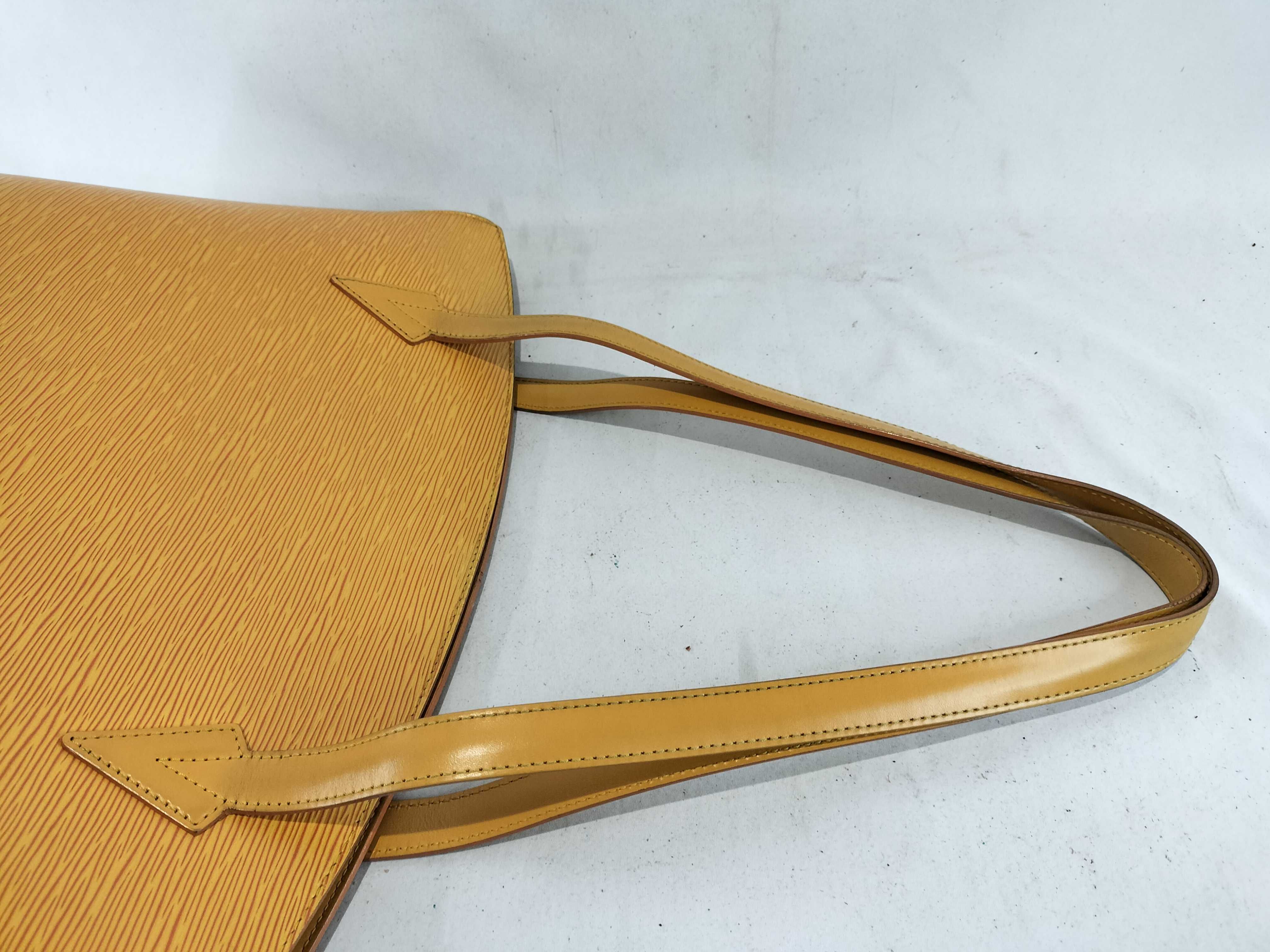 Epi Saint Jacques Yellow Tote Bag — view 4