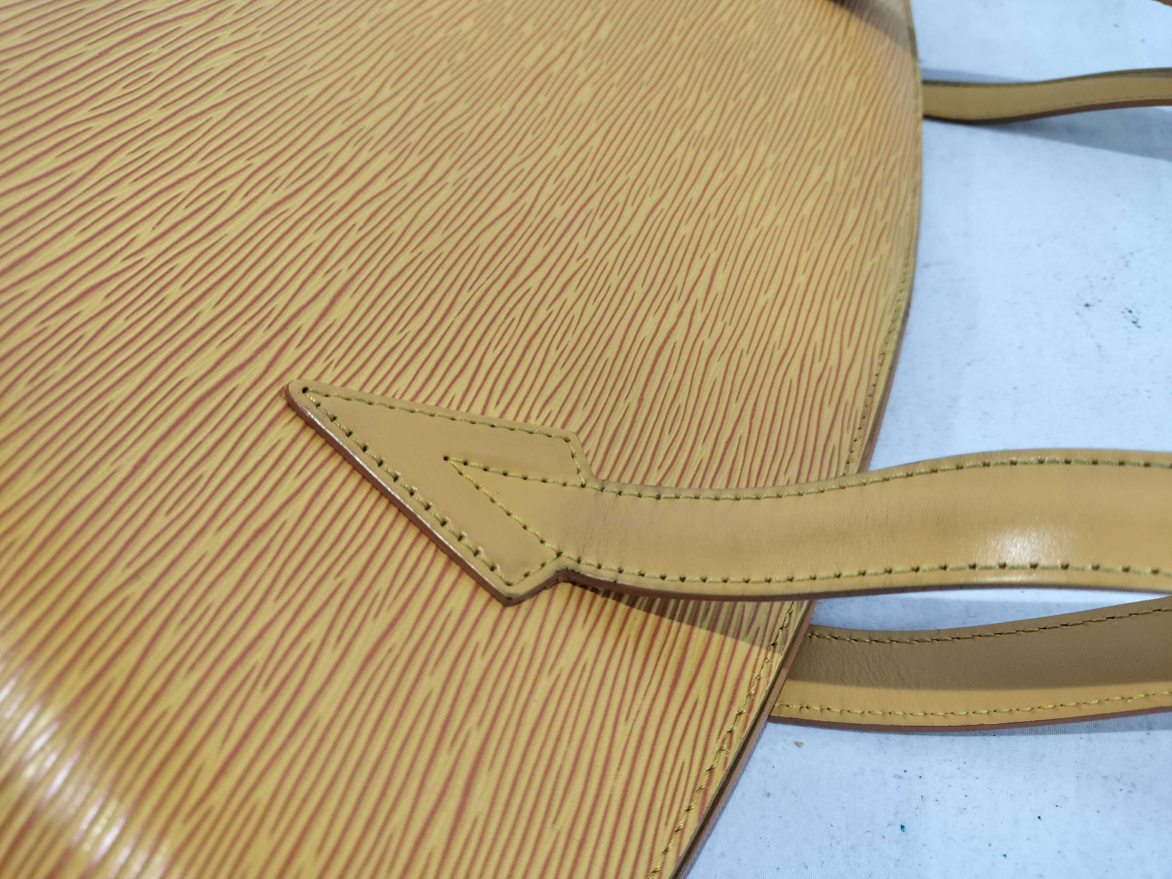 Epi Saint Jacques Yellow Tote Bag — view 6
