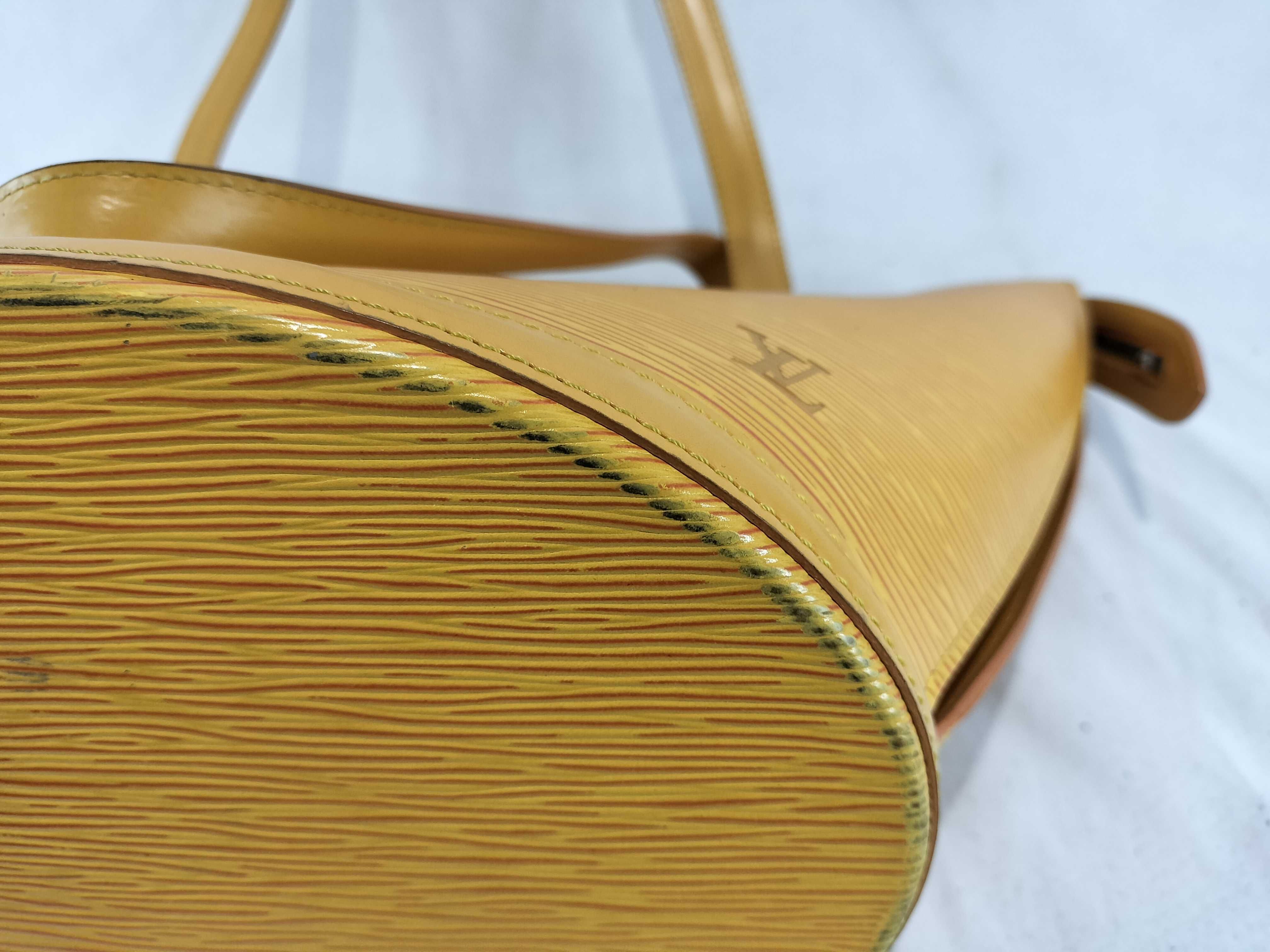Epi Saint Jacques Yellow Tote Bag — view 7