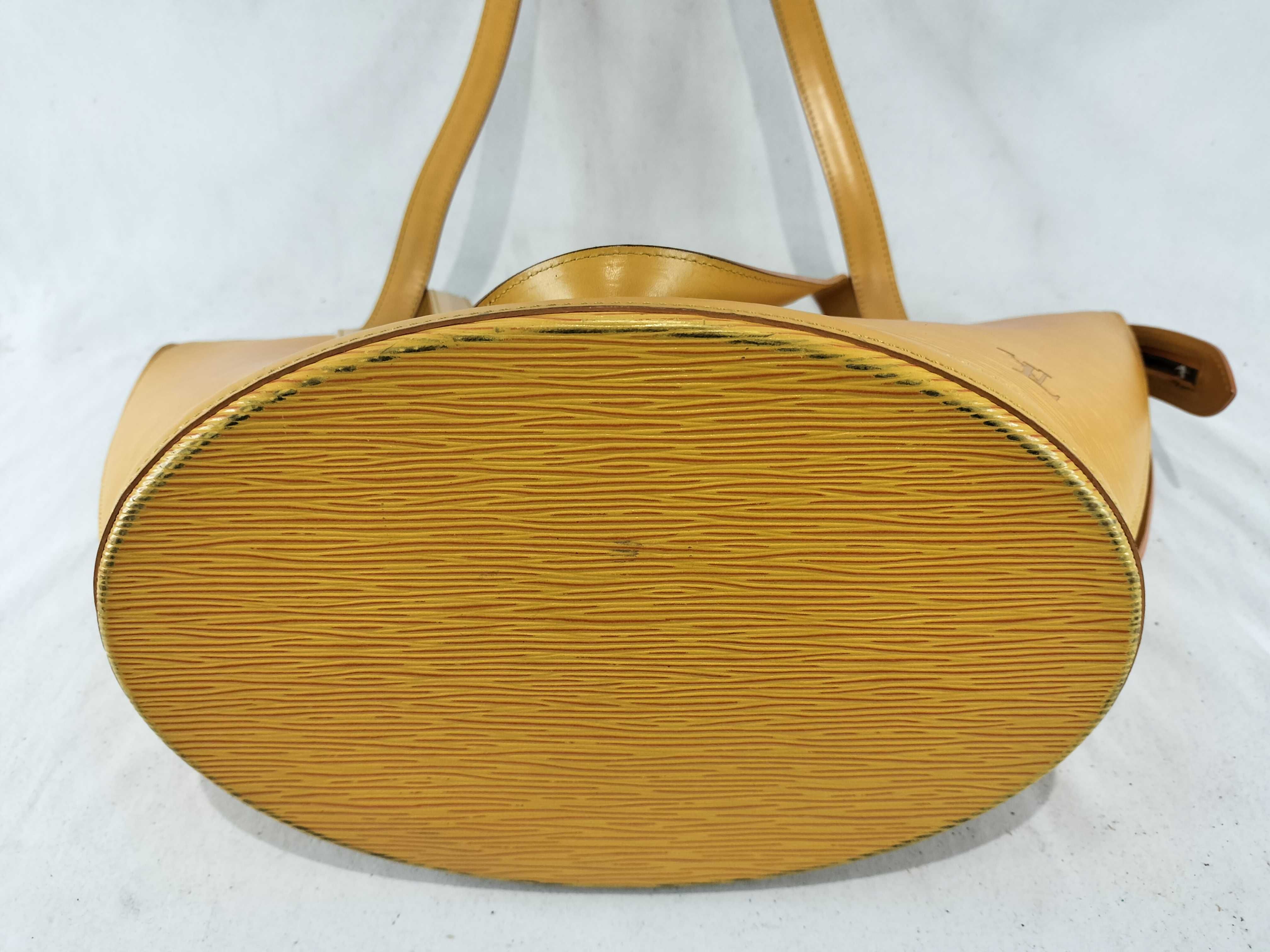 Epi Saint Jacques Yellow Tote Bag — view 8
