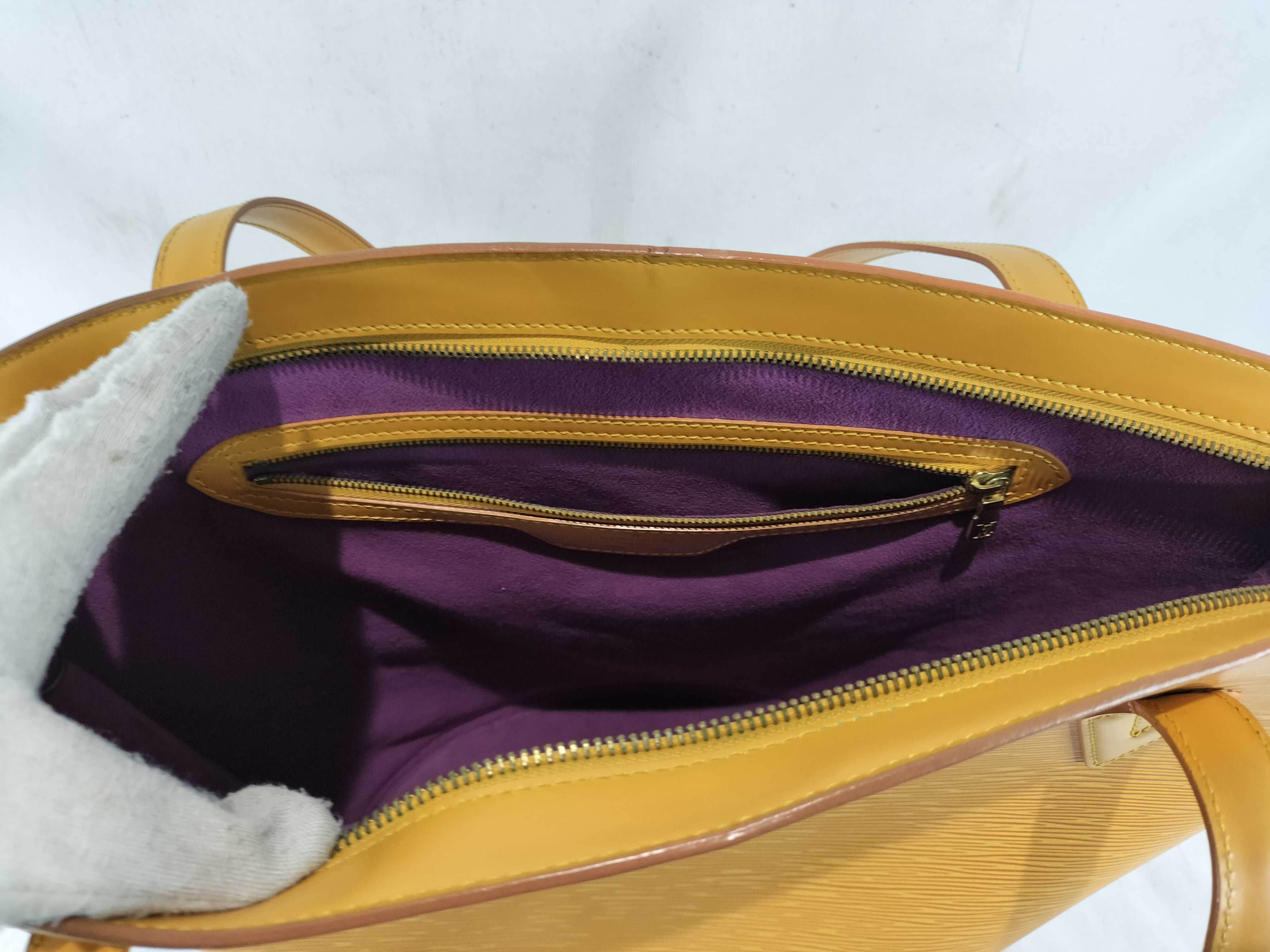 Epi Saint Jacques Yellow Tote Bag — view 10