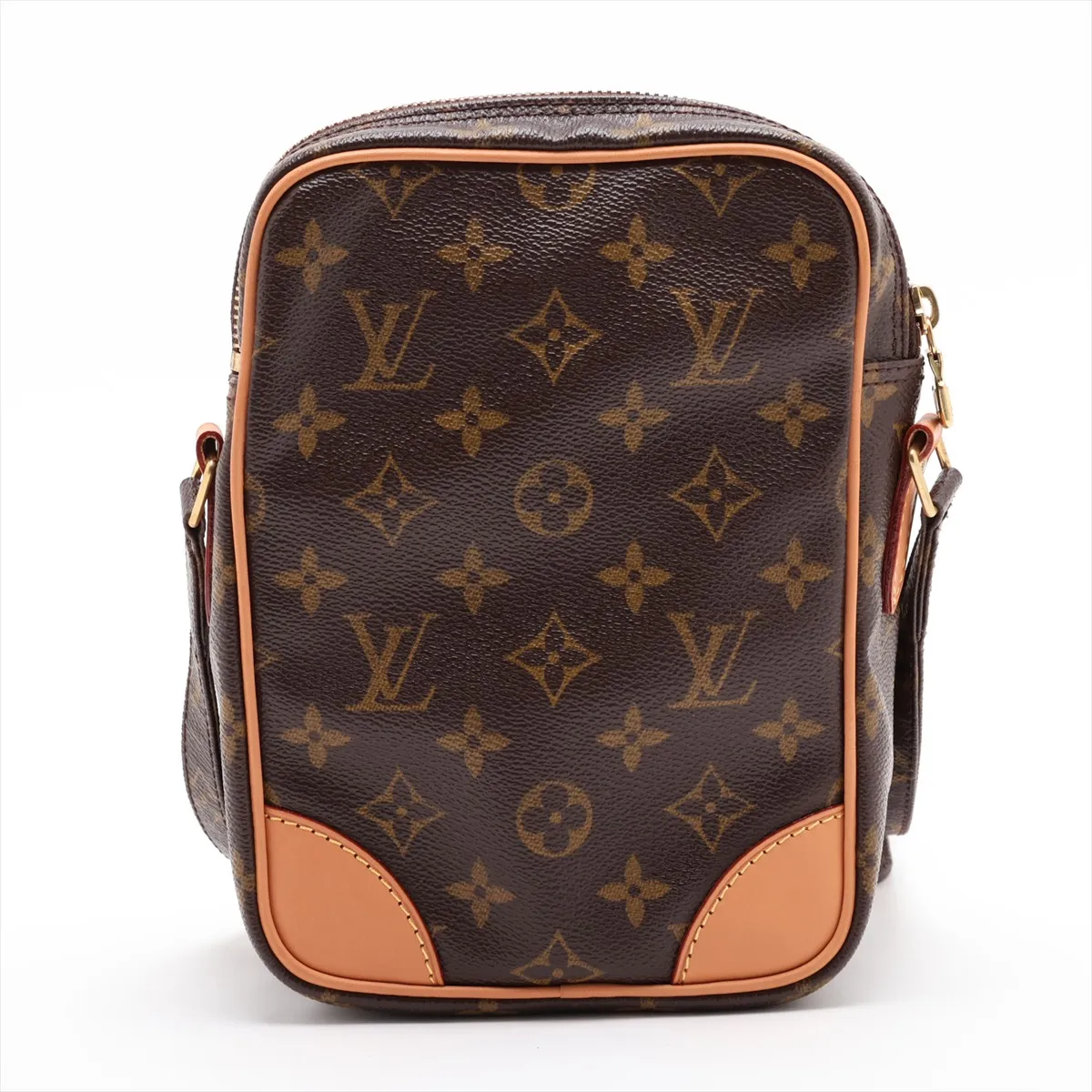 Monogram Amazon M45236 AR0031 Brown, natural leather, various parts repaired by aftermarket parts. — view 2