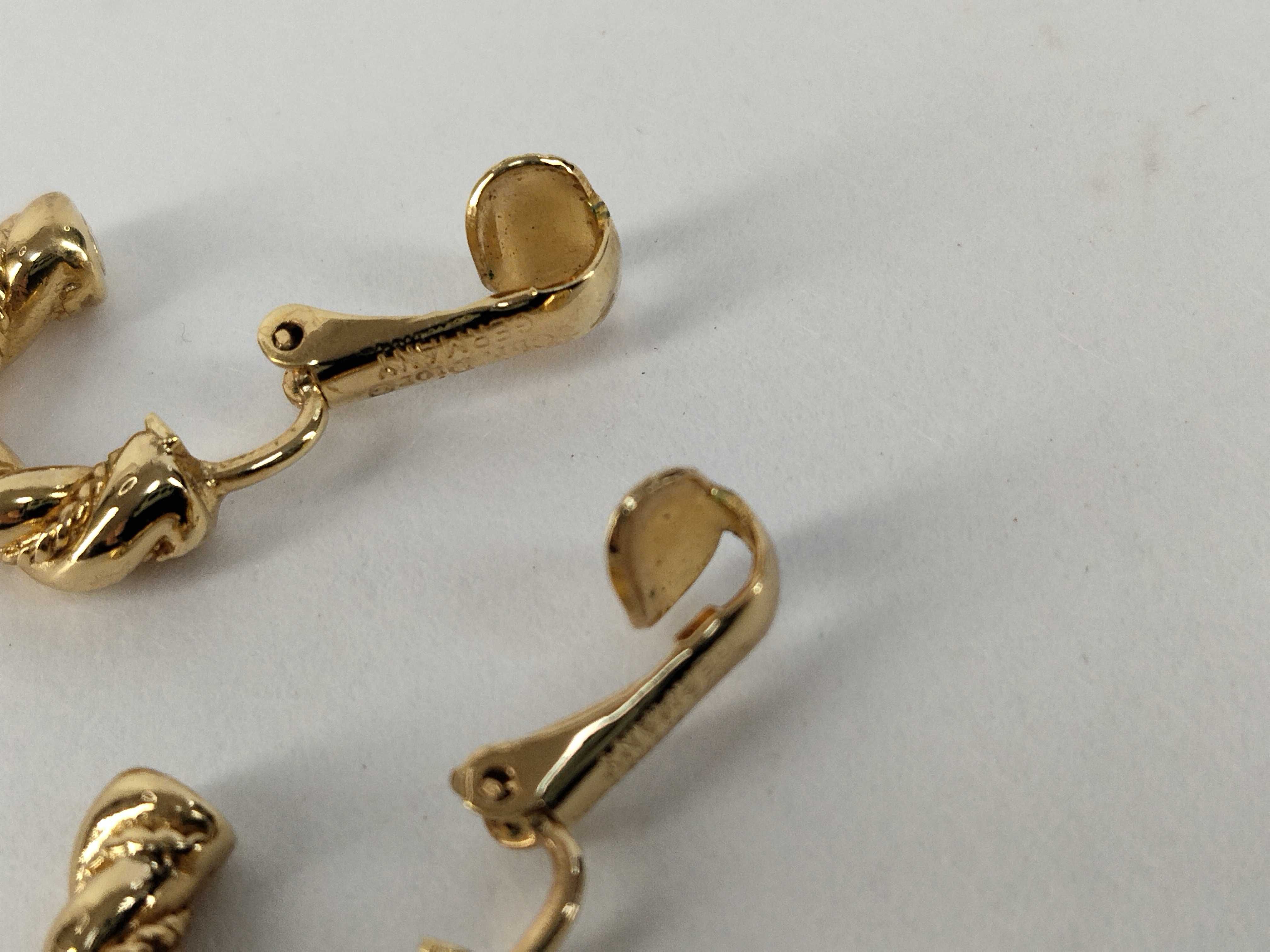 Twist Vintage Gold Earrings — view 5