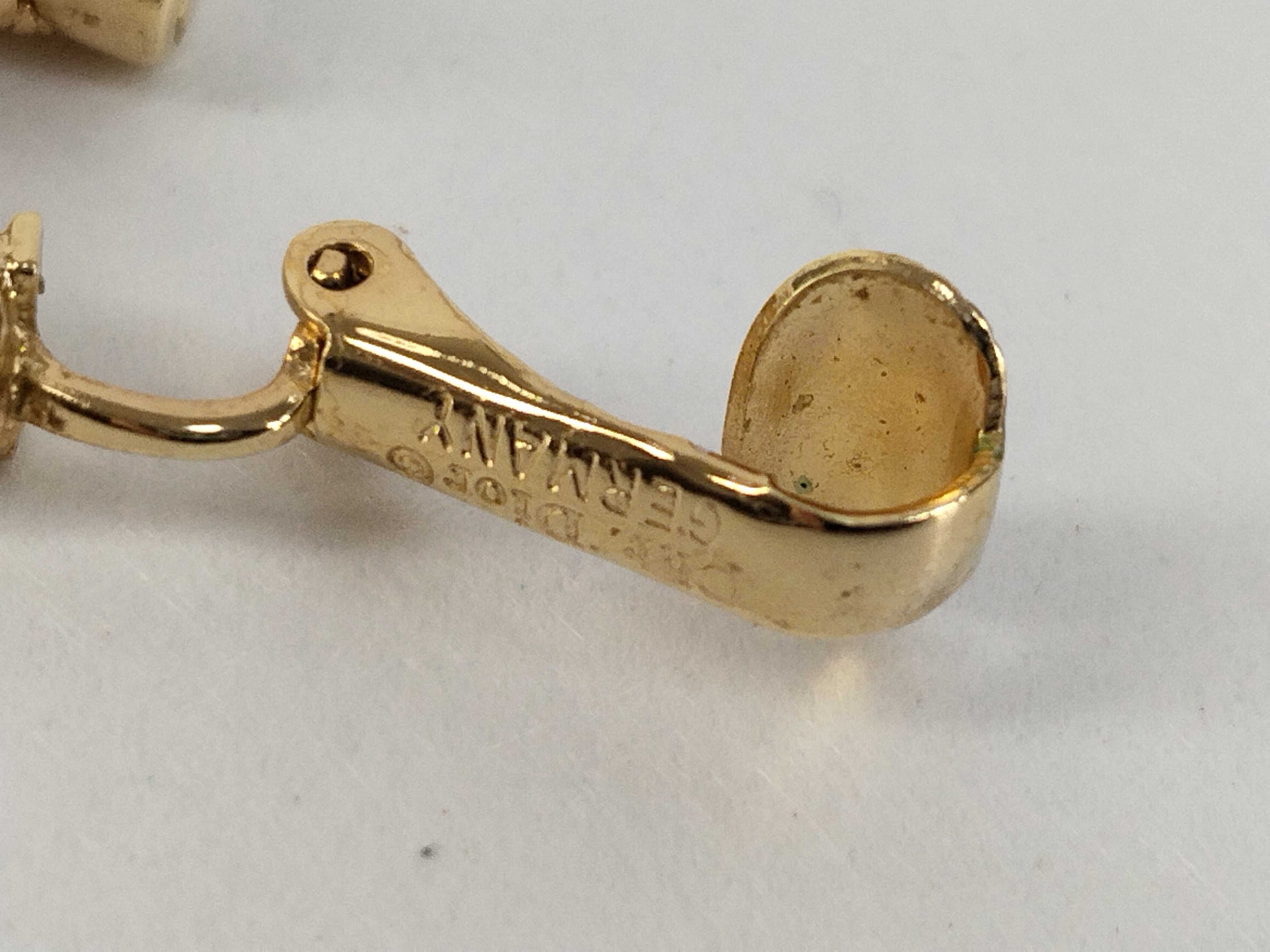 Twist Vintage Gold Earrings — view 6