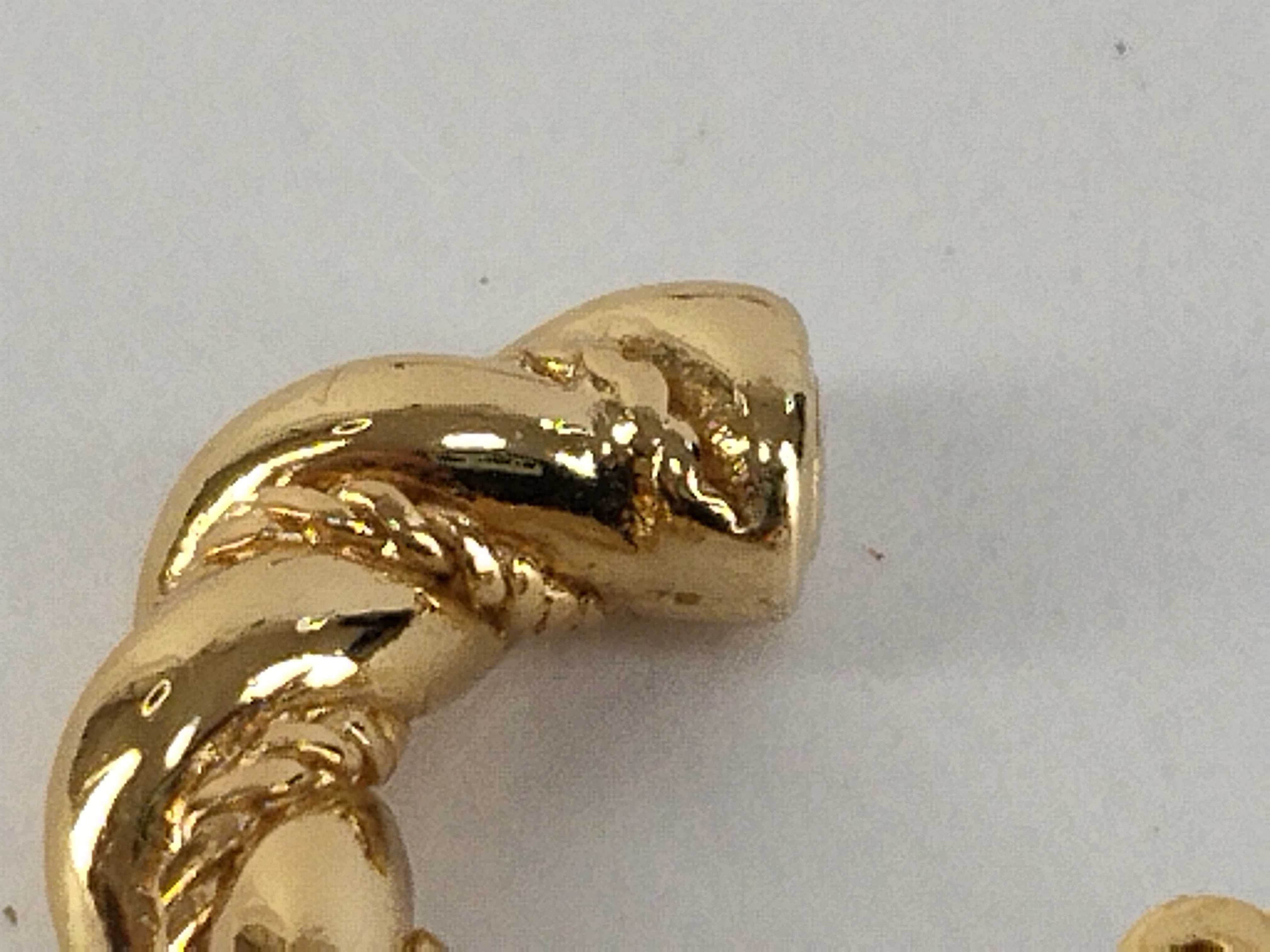 Twist Vintage Gold Earrings — view 9