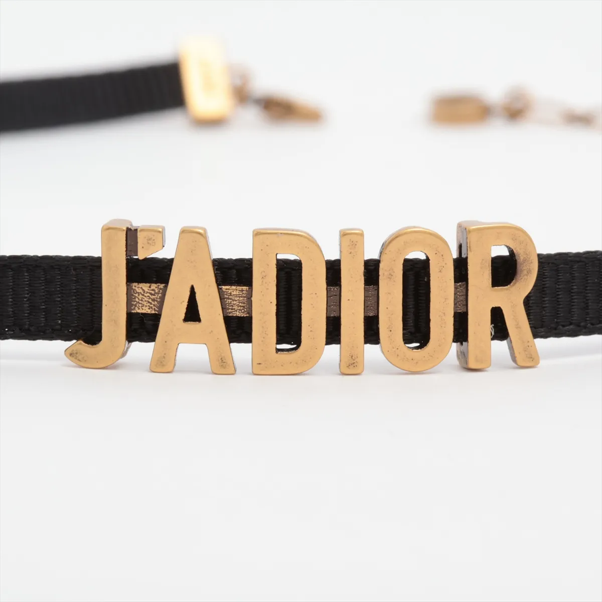 J'Adior Choker GP x Leather Black x Gold — view 2