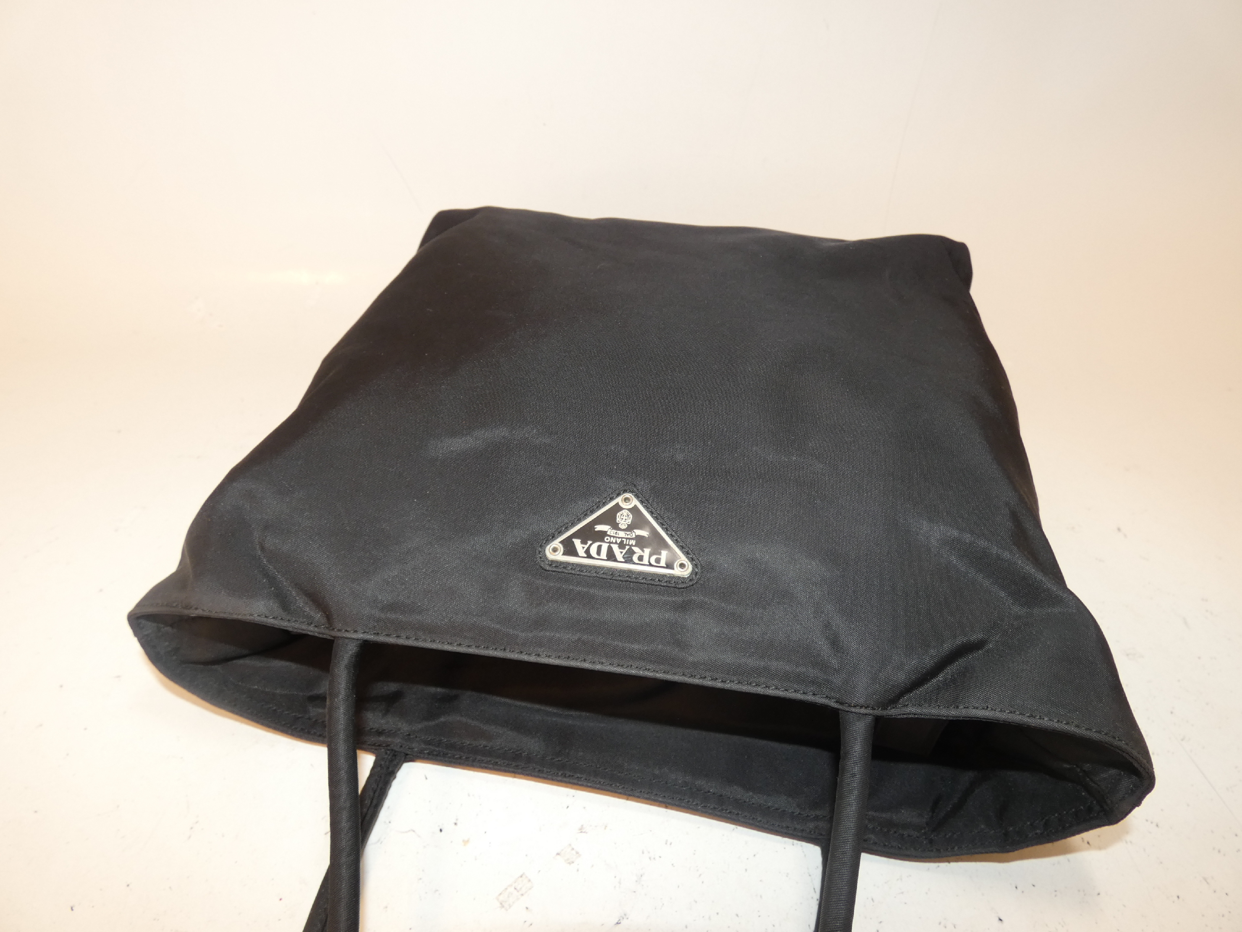 Nylon Black Hand Tote Bag — view 3