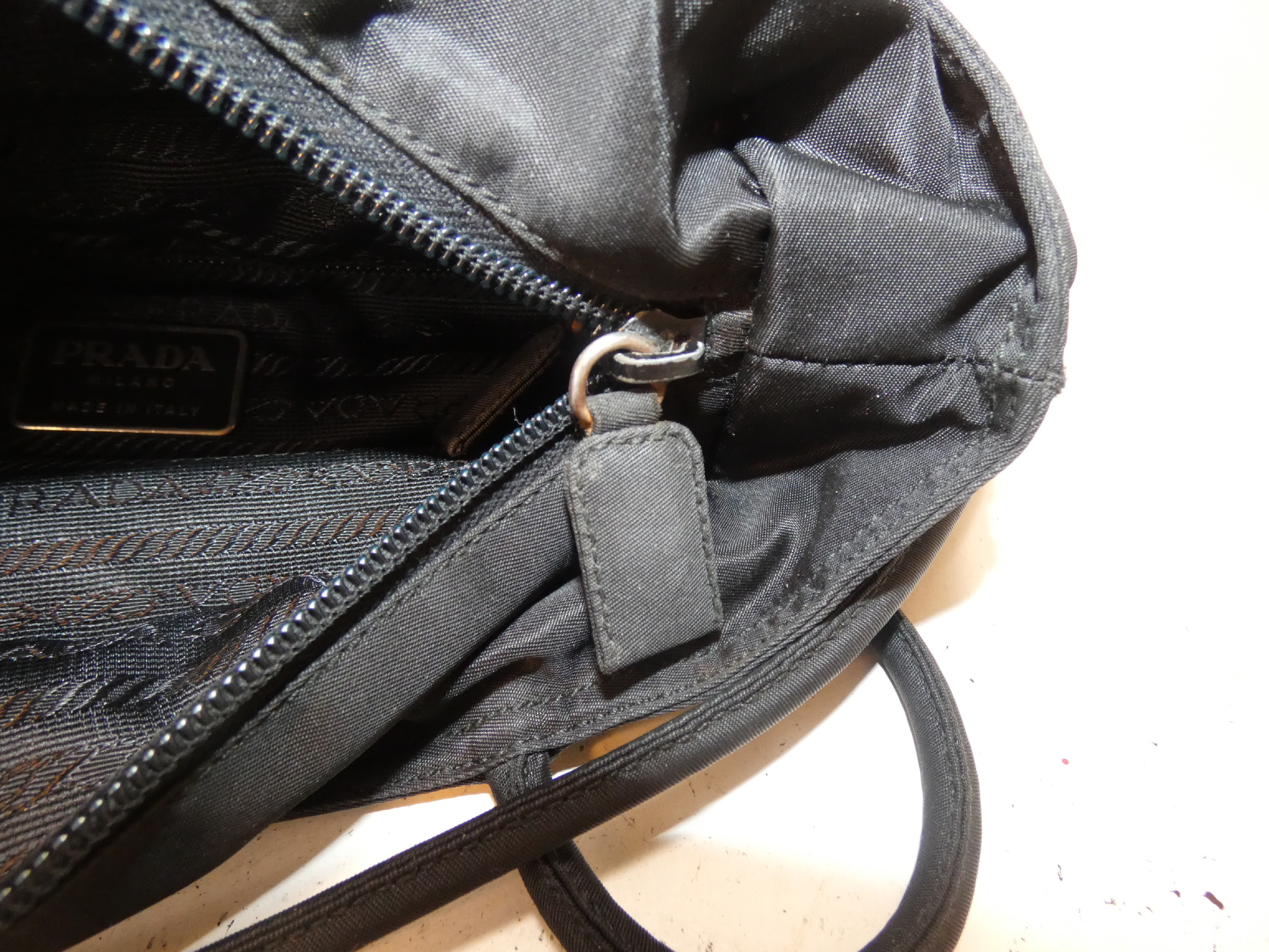 Nylon Black Hand Tote Bag — view 8