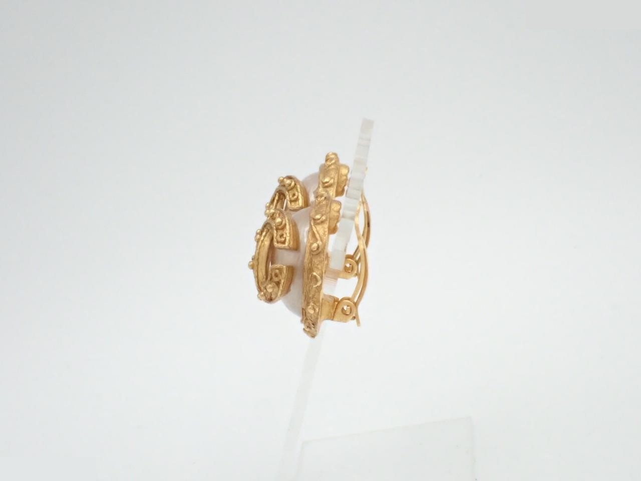 Coco Mark Gold Earrings 94A — view 3