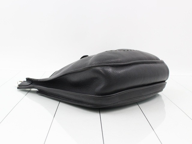 Evelyn 2, Black, J stamp, Silver hardware — view 5
