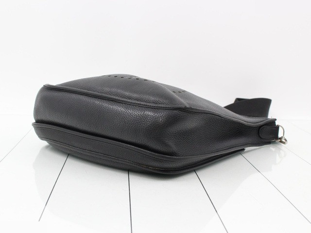 Evelyn 2, Black, J stamp, Silver hardware — view 6
