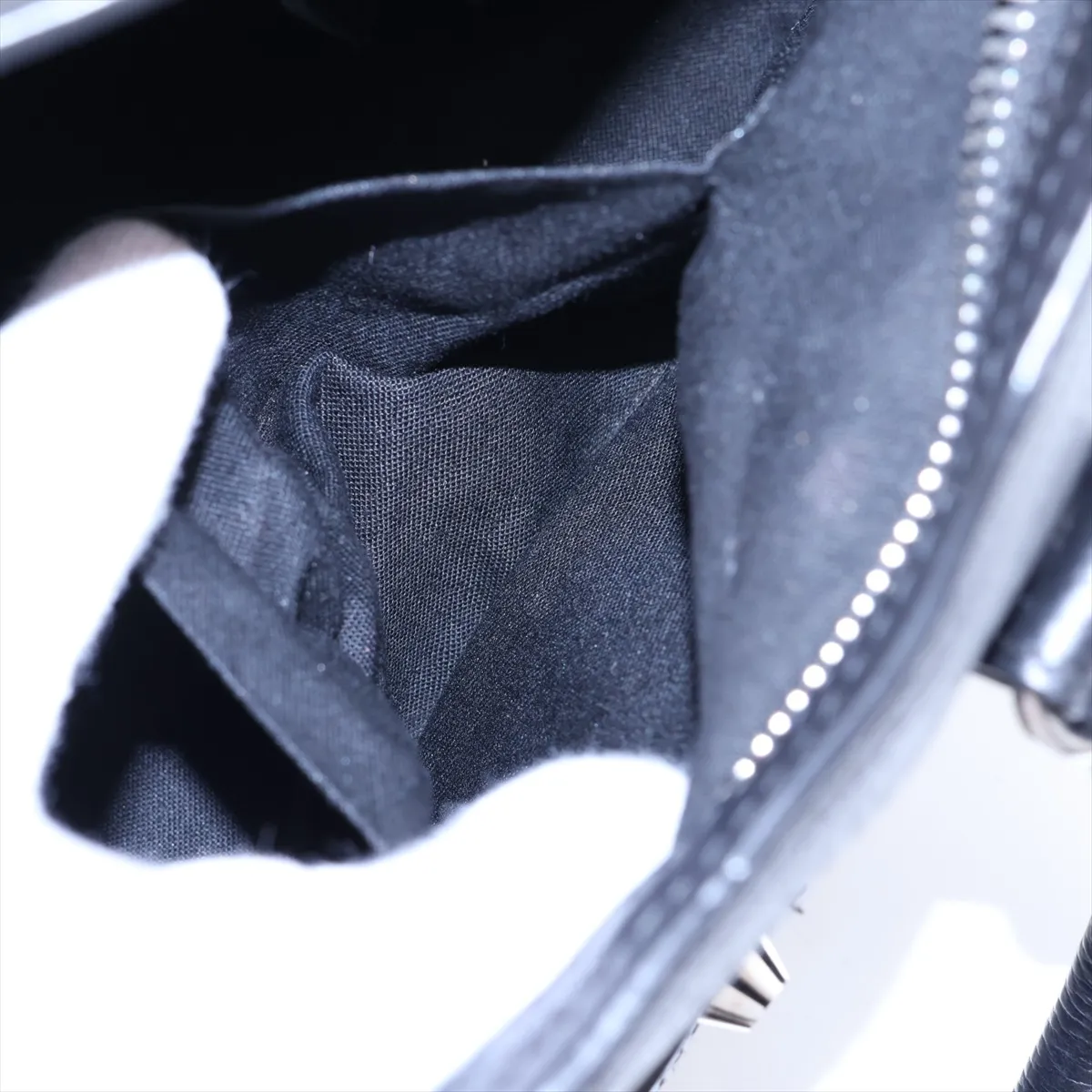 Graffiti Classic City Leather 2-Way Handbag, Black, 431621, with Mirror — view 10