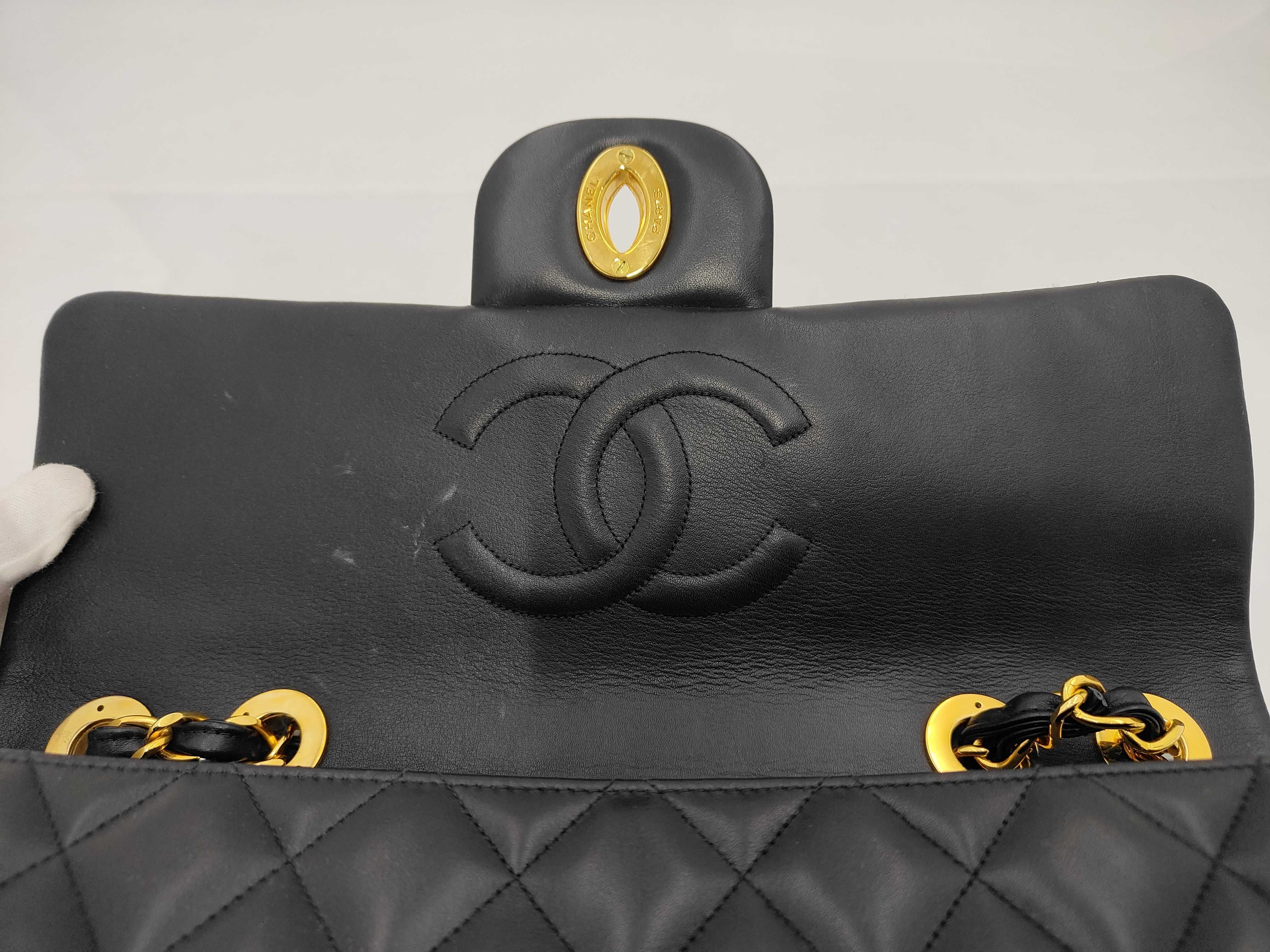 Large Matelassé 34 Lambskin Shoulder Bag — view 11