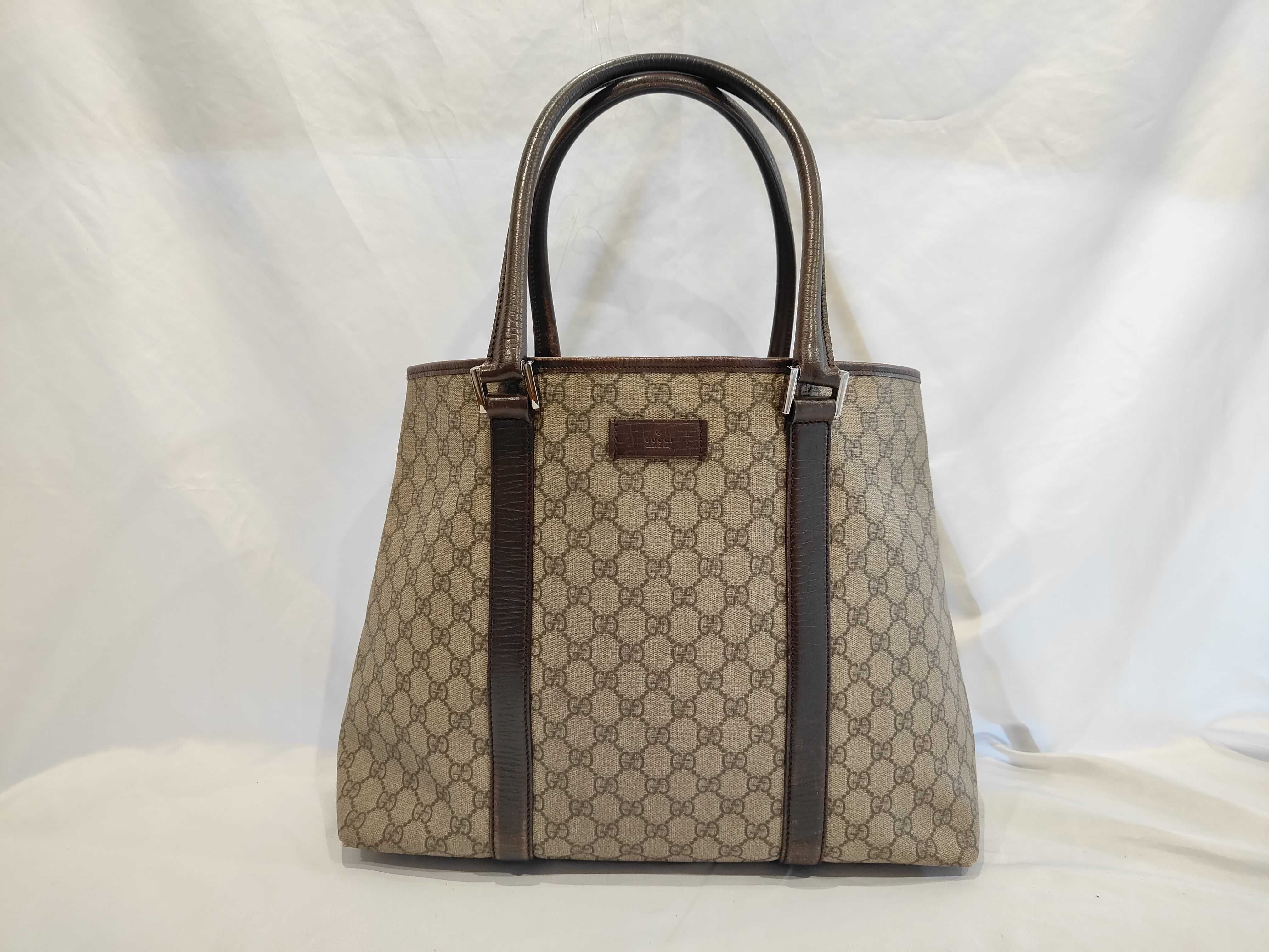GG Supreme Handbag, Brown Tote Bag