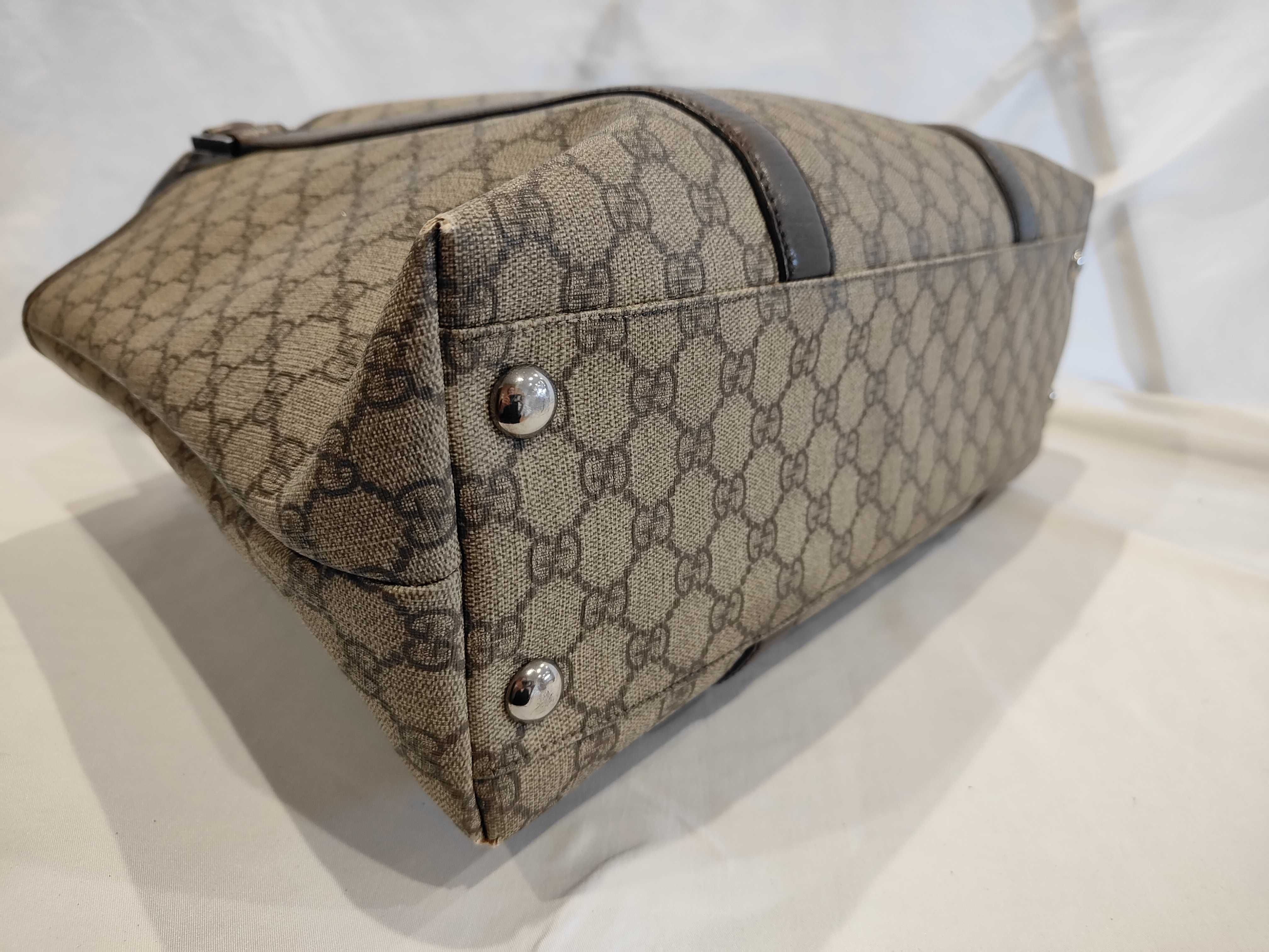 GG Supreme Handbag, Brown Tote Bag — view 4