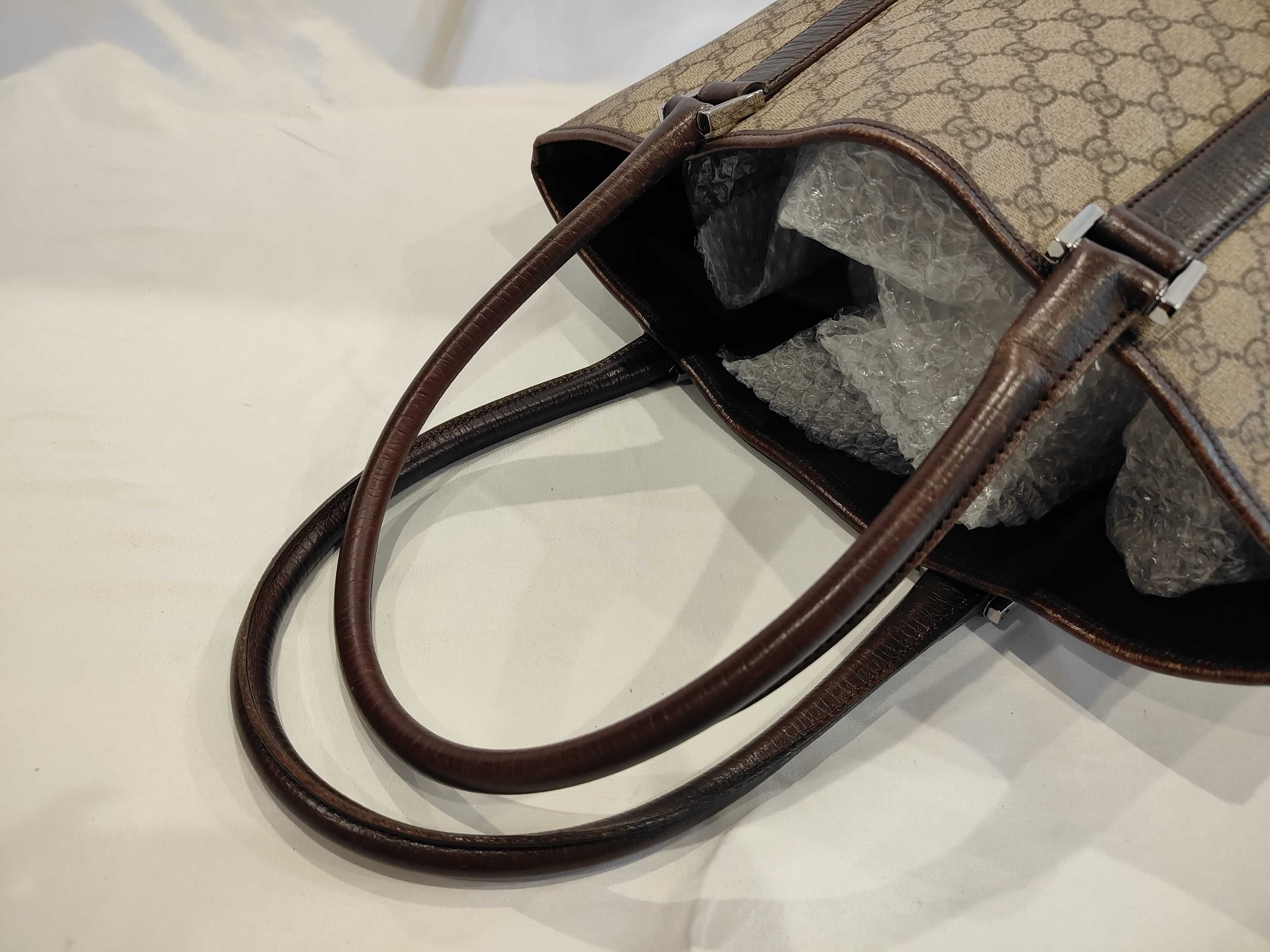 GG Supreme Handbag, Brown Tote Bag — view 7