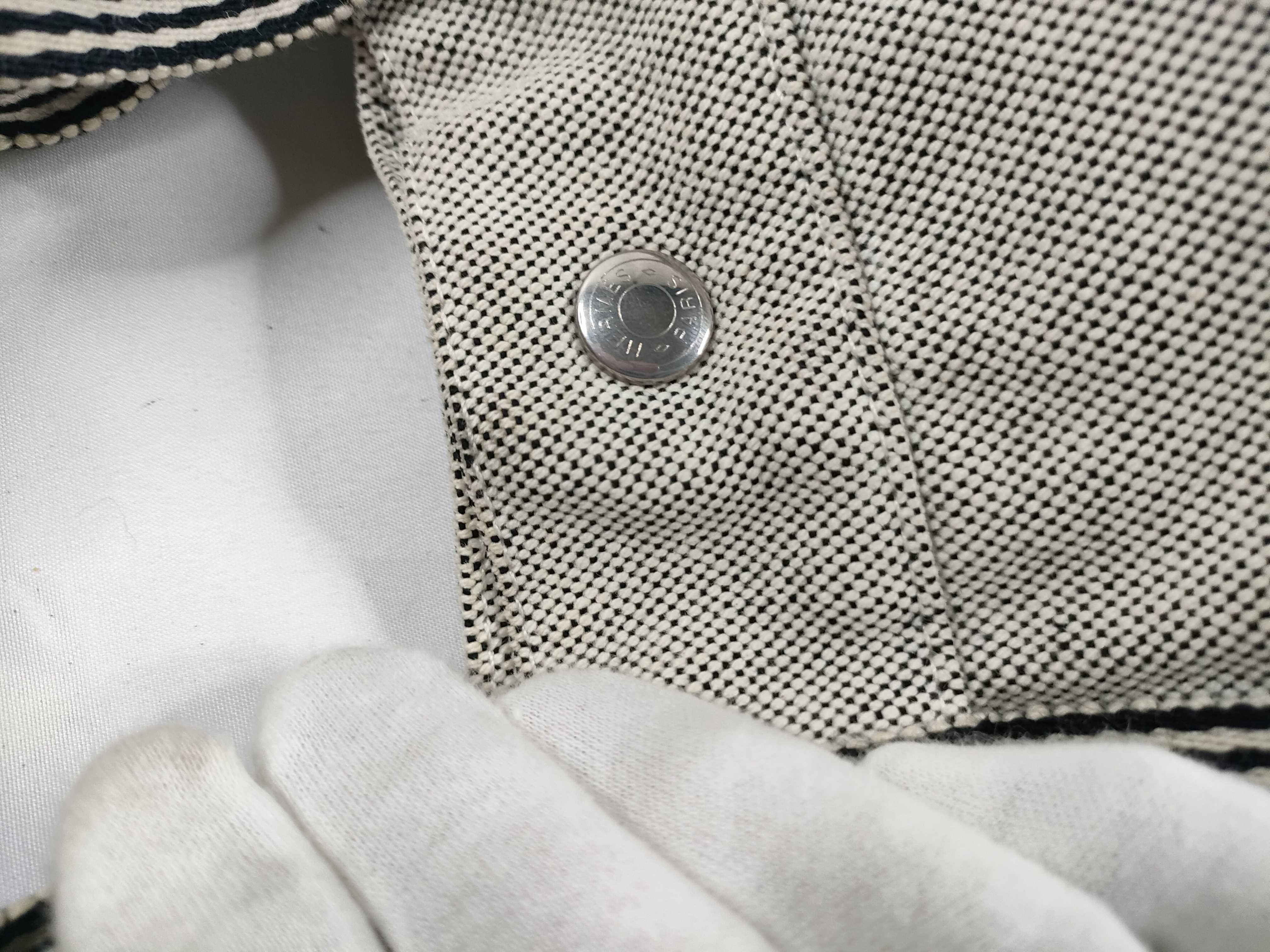 Fourre-Tout Hermes Fourre-Tout MM Tote Bag Gray Tote Bag — view 9