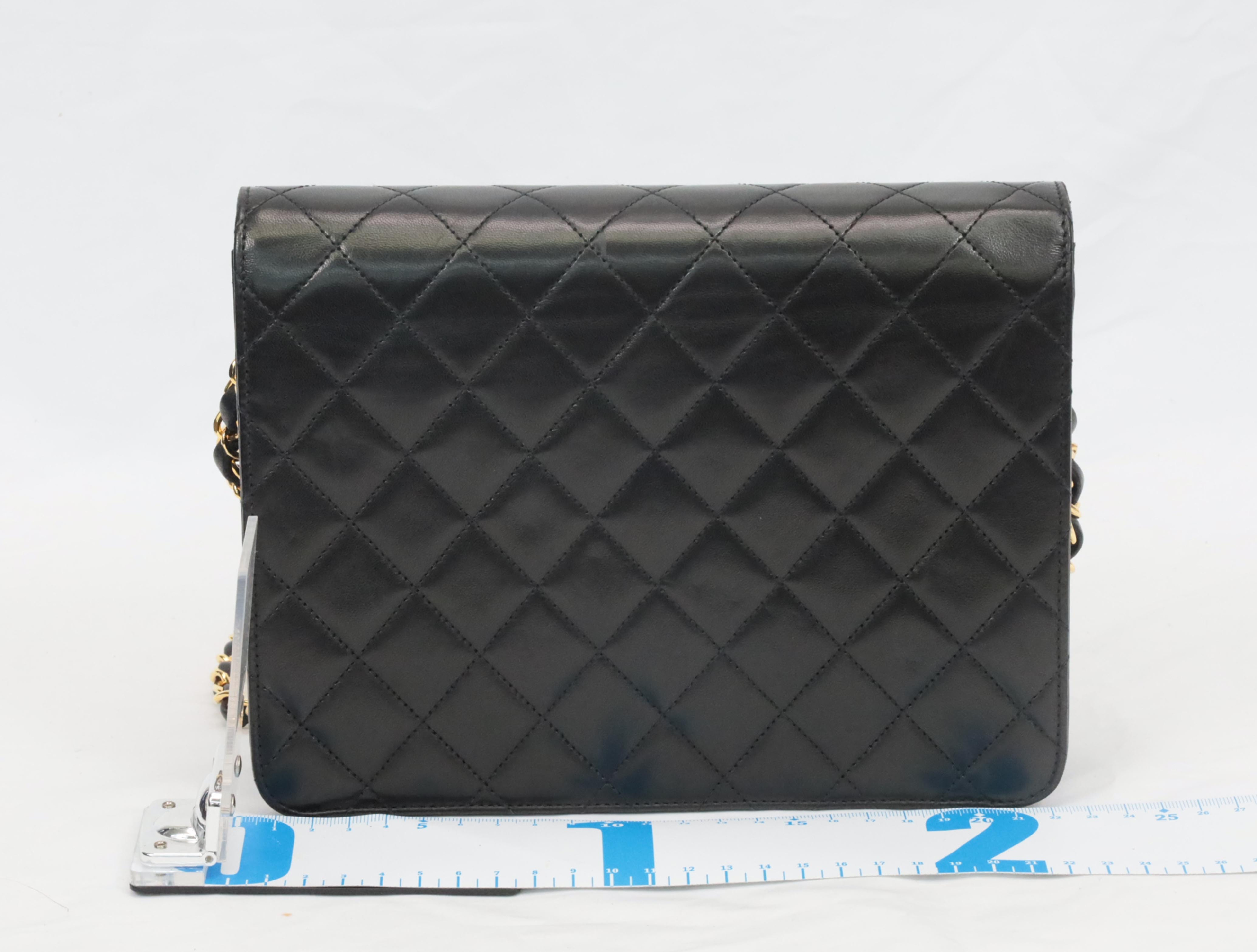 Matelassé Push-Lock Lambskin Shoulder Bag (Series 3) — view 2