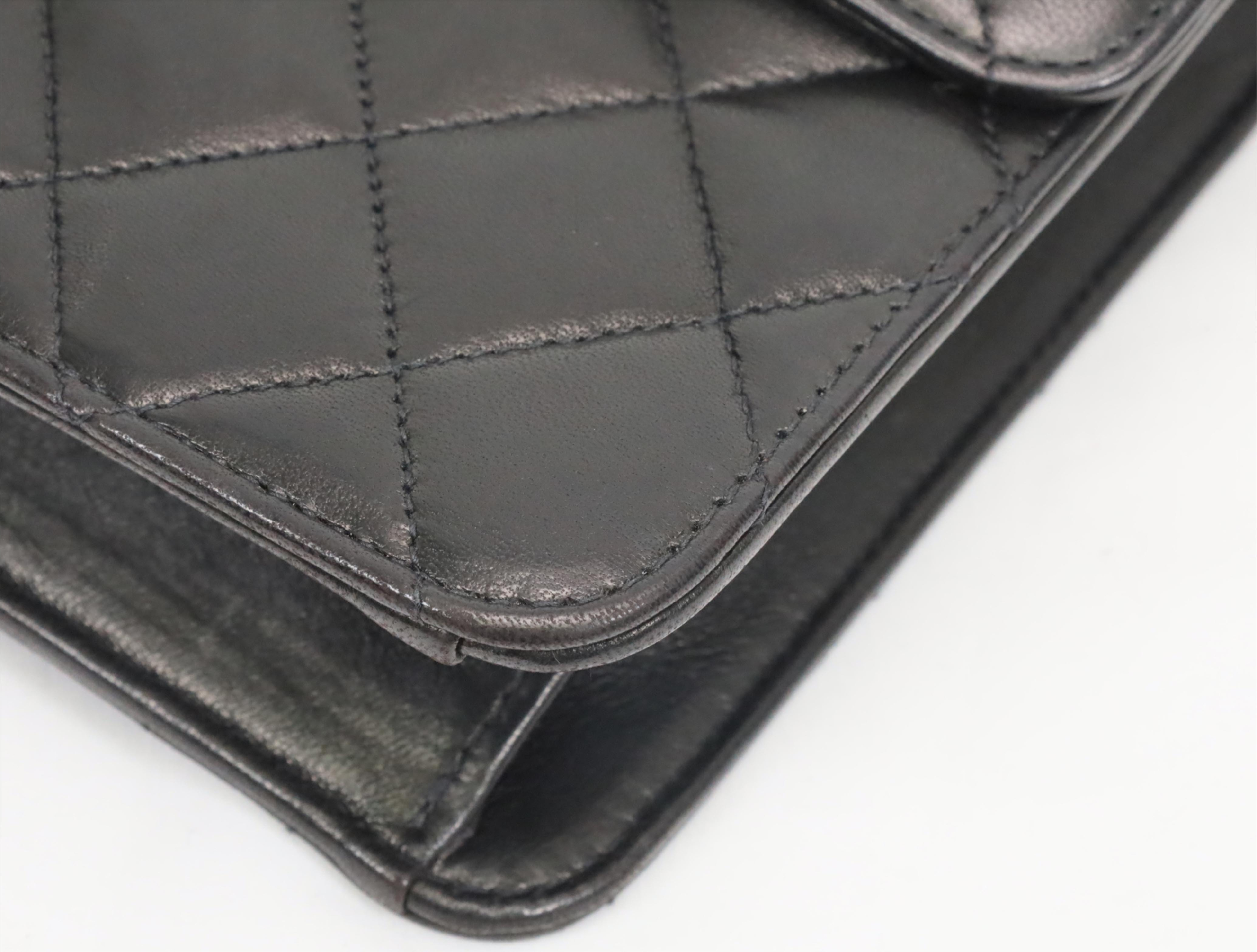 Matelassé Push-Lock Lambskin Shoulder Bag (Series 3) — view 4