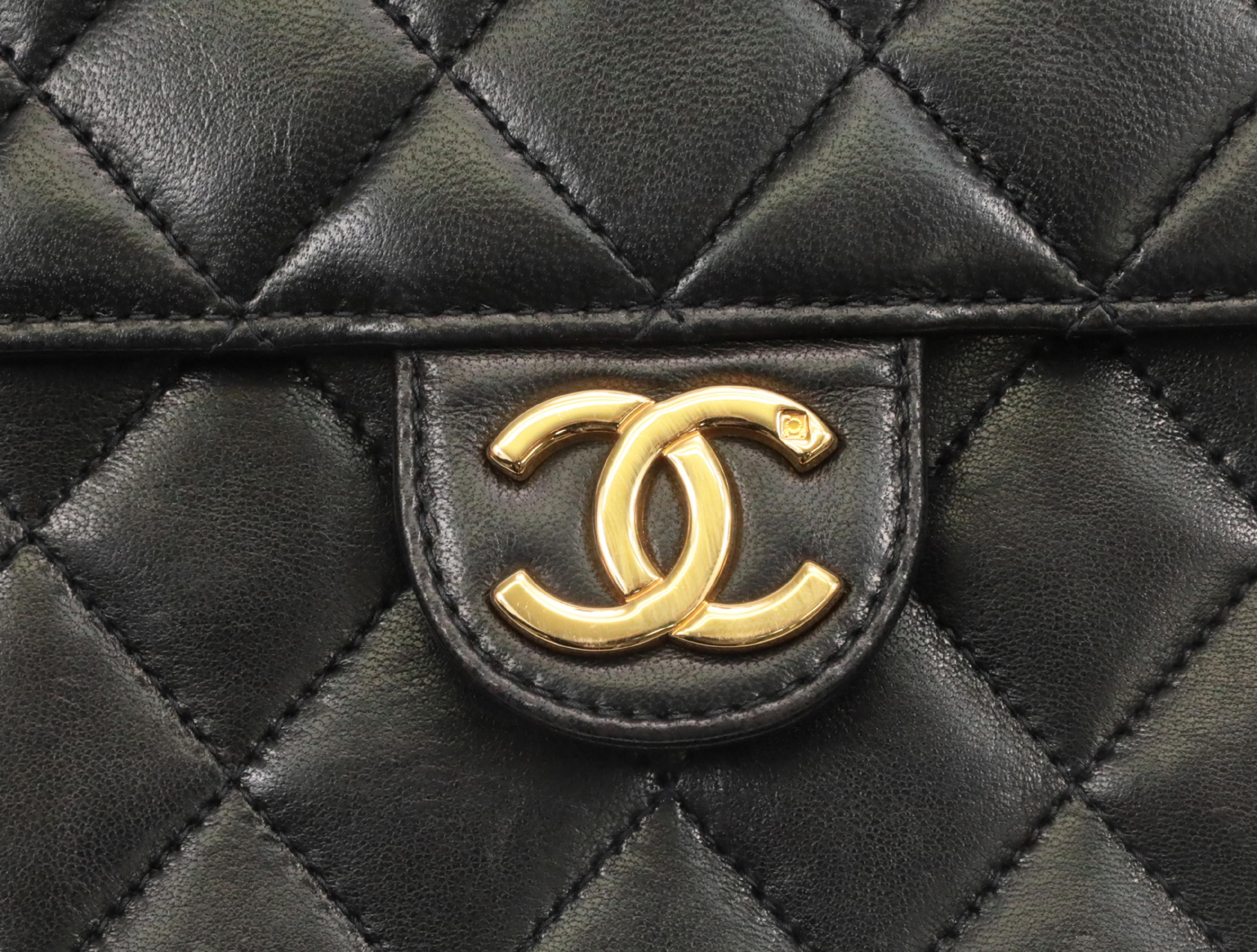 Matelassé Push-Lock Lambskin Shoulder Bag (Series 3) — view 6