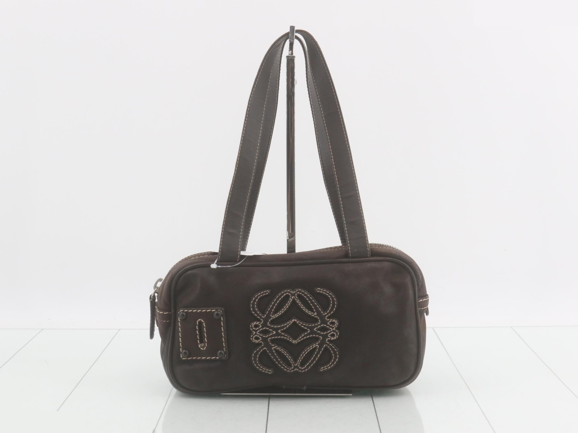 Anagram Leather Handbag
