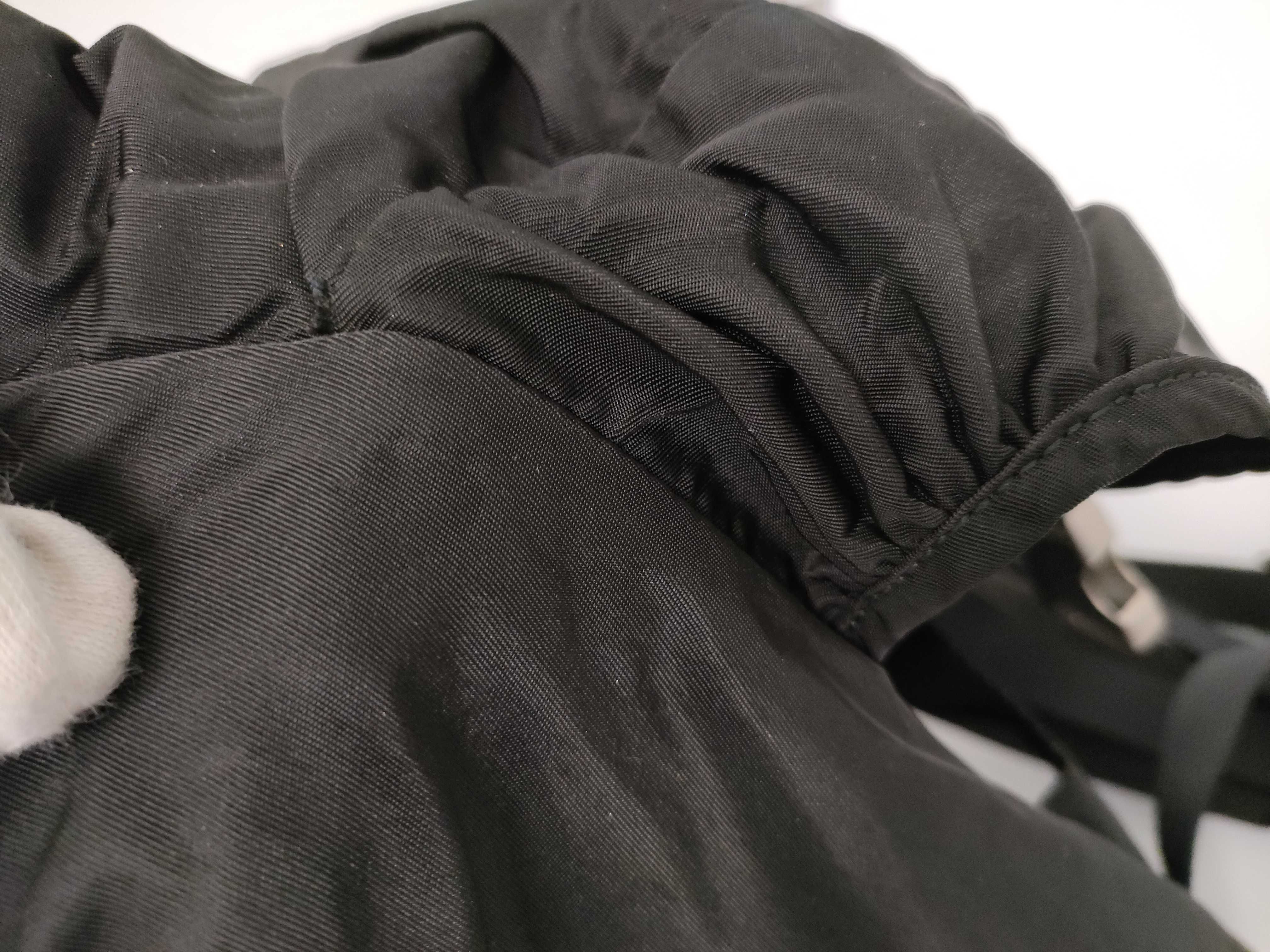 nylon backpack, black nylon rucksack. — view 12