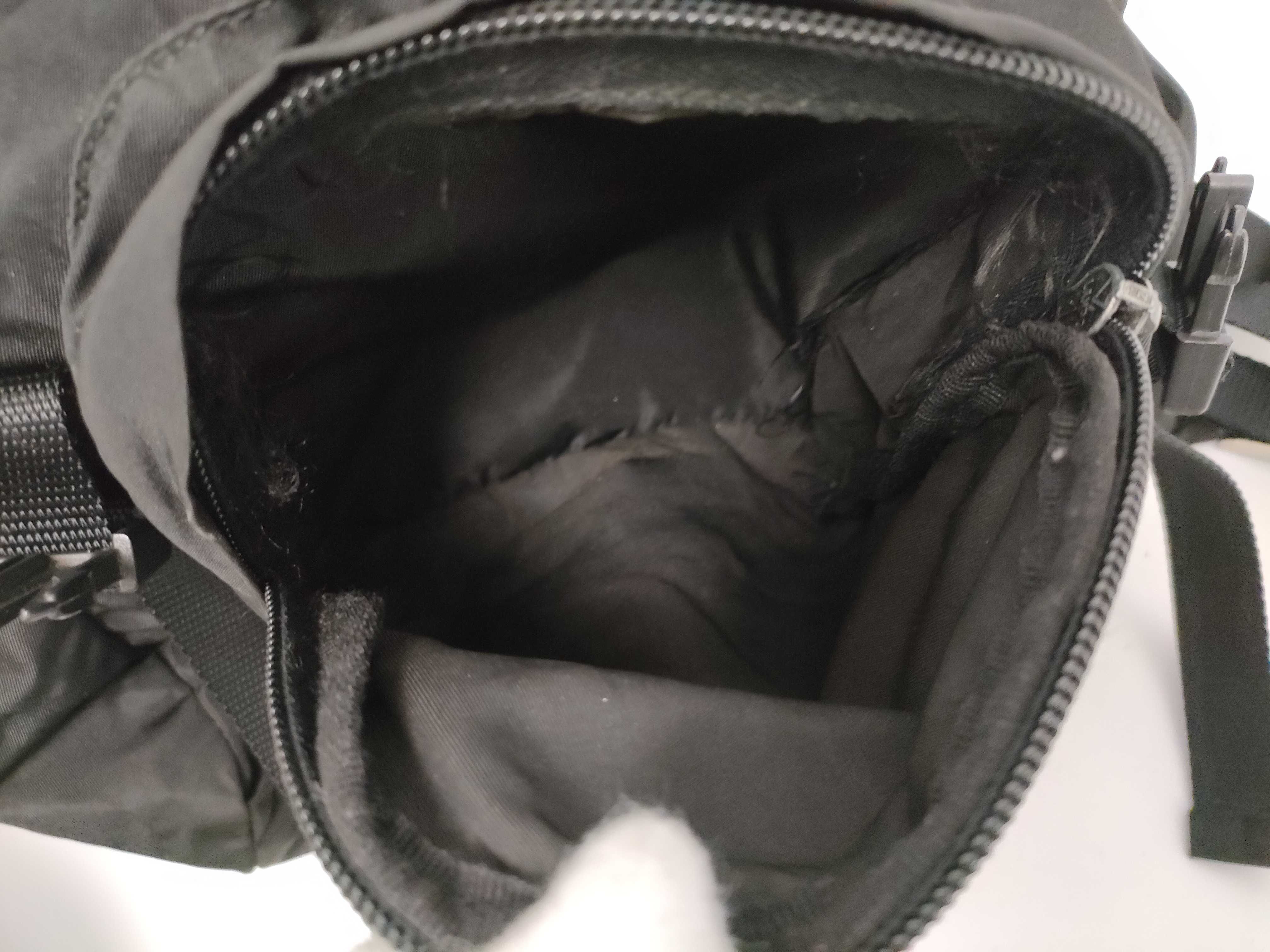 nylon backpack, black nylon rucksack. — view 13