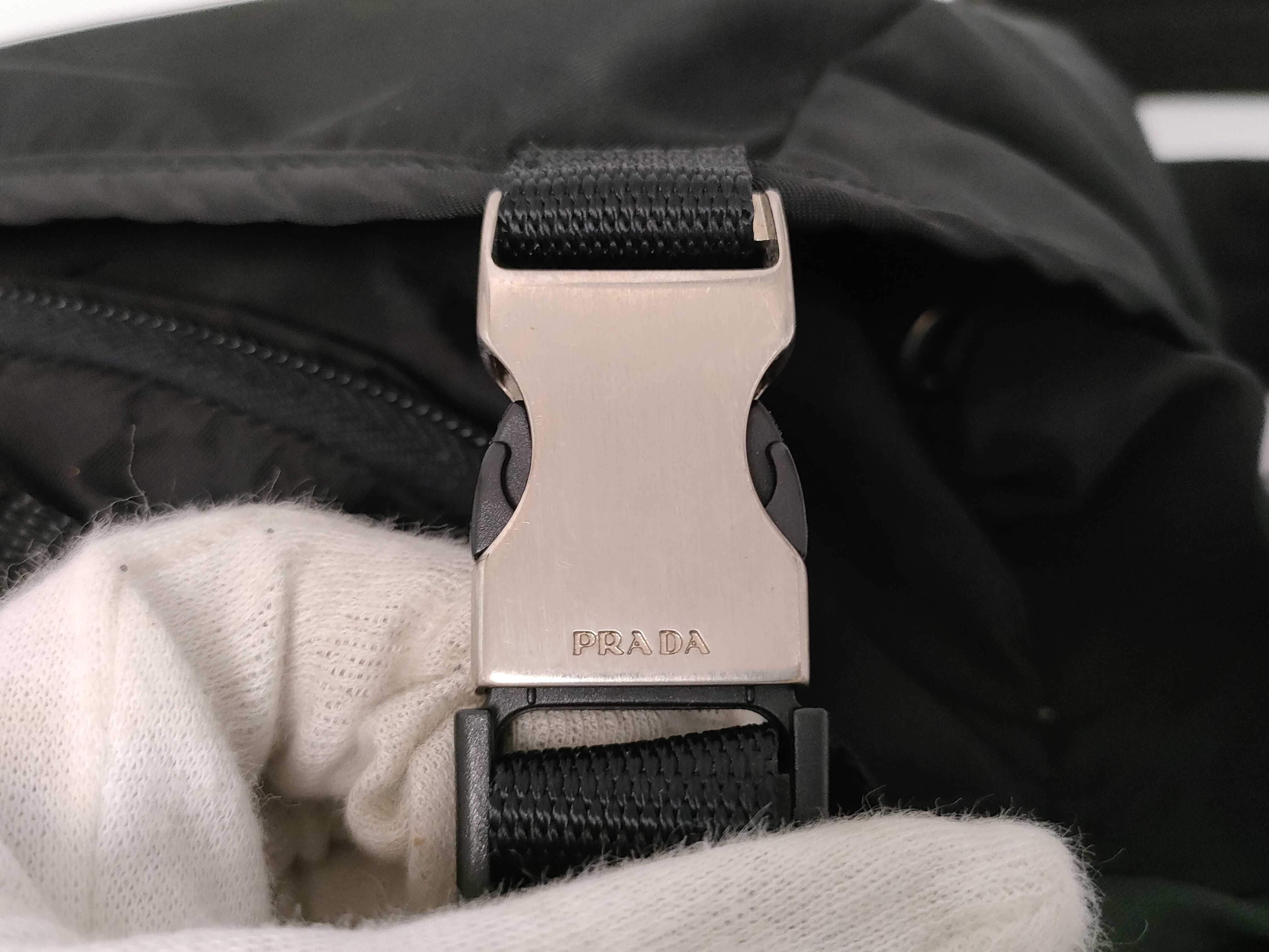 nylon backpack, black nylon rucksack. — view 7